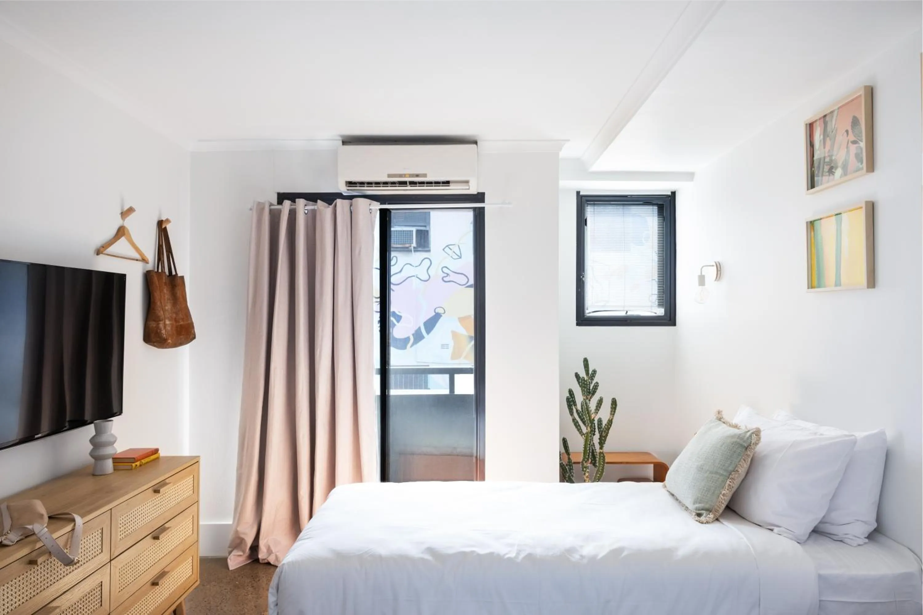 Bed in Hotel Hacienda