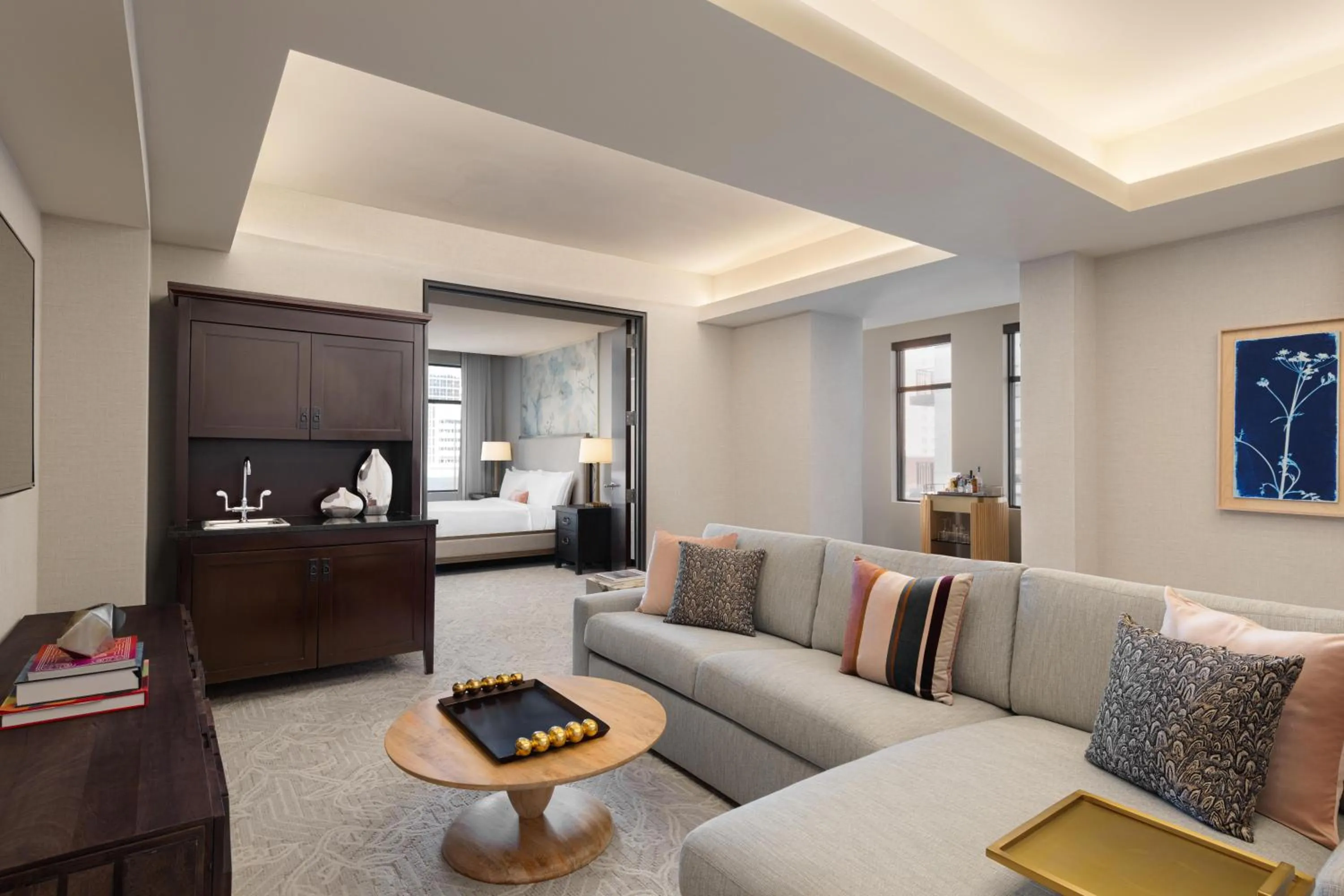 Living room in Hotel Ivy, a Luxury Collection Hotel, Minneapolis