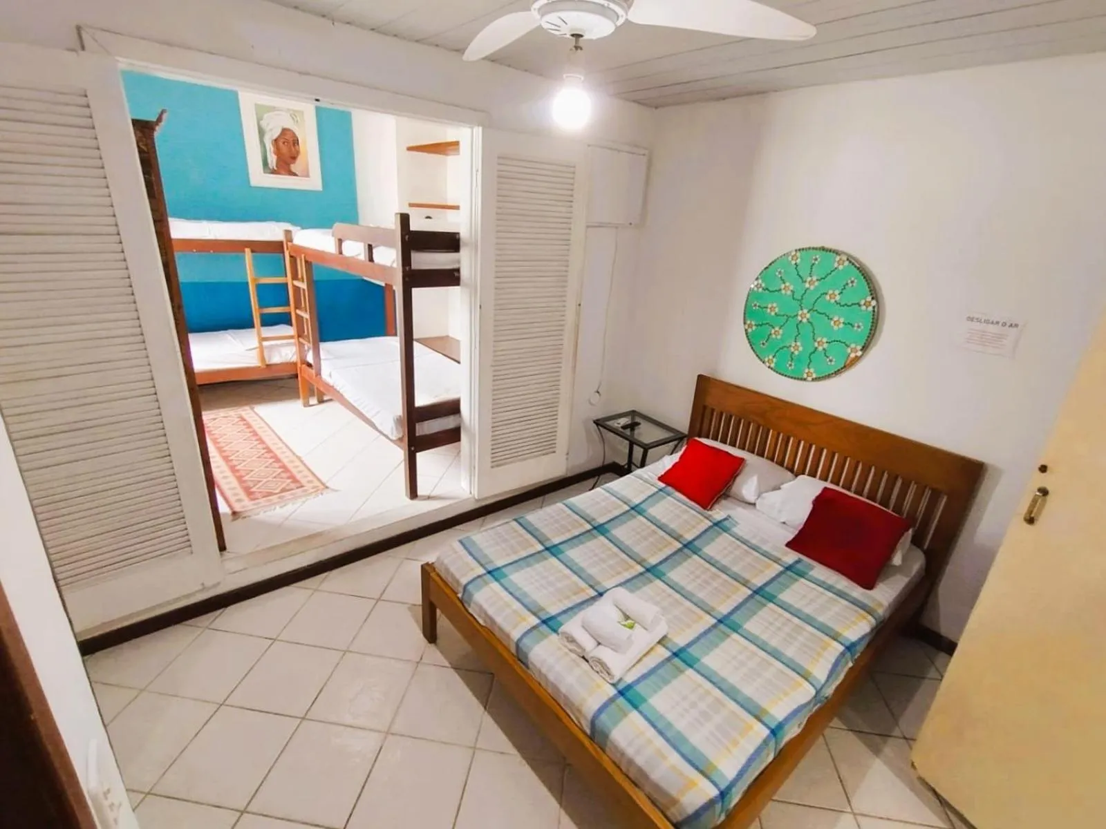 Bed in Pousada Mandala - Búzios