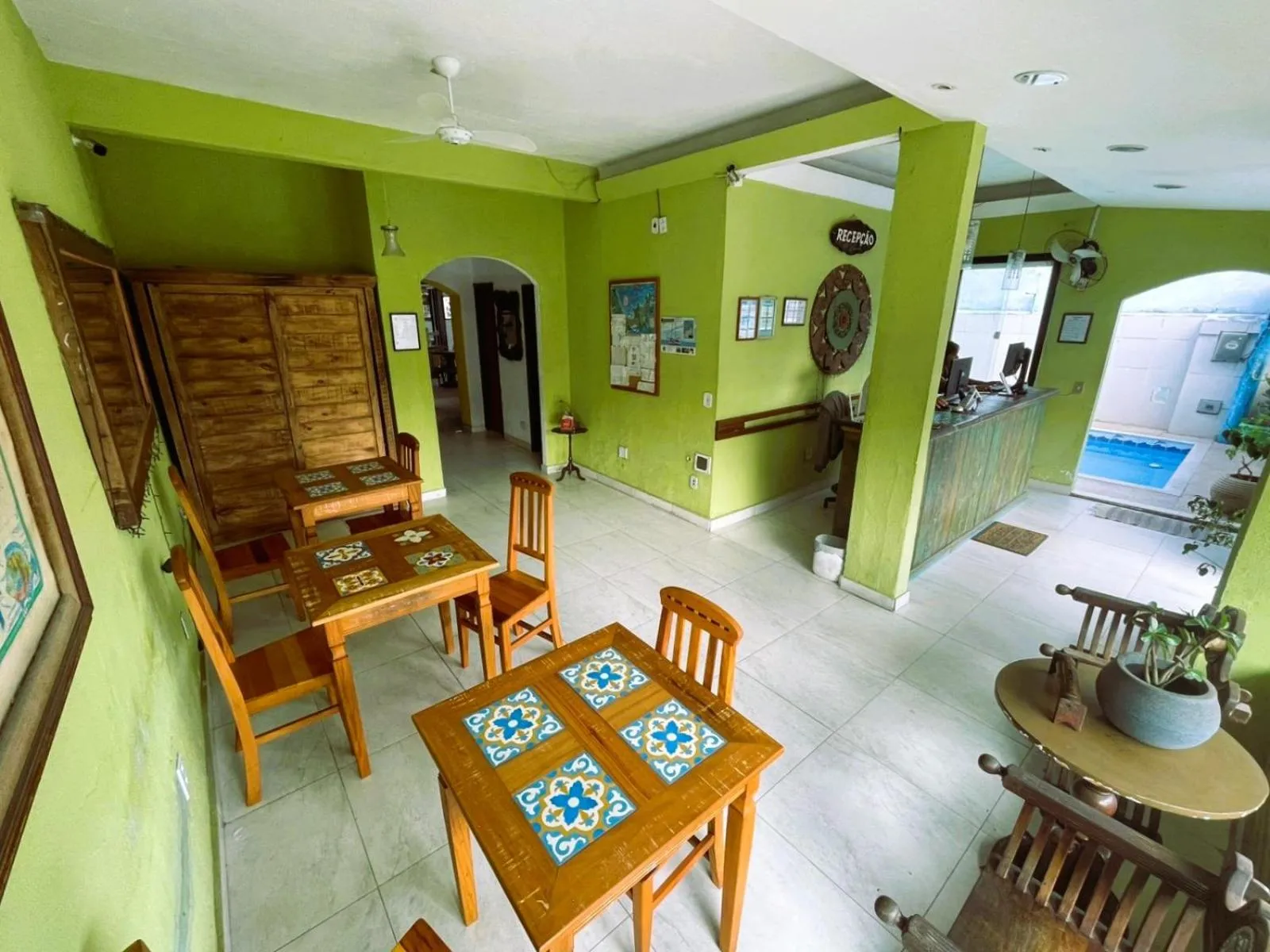 Lobby or reception in Pousada Mandala - Búzios