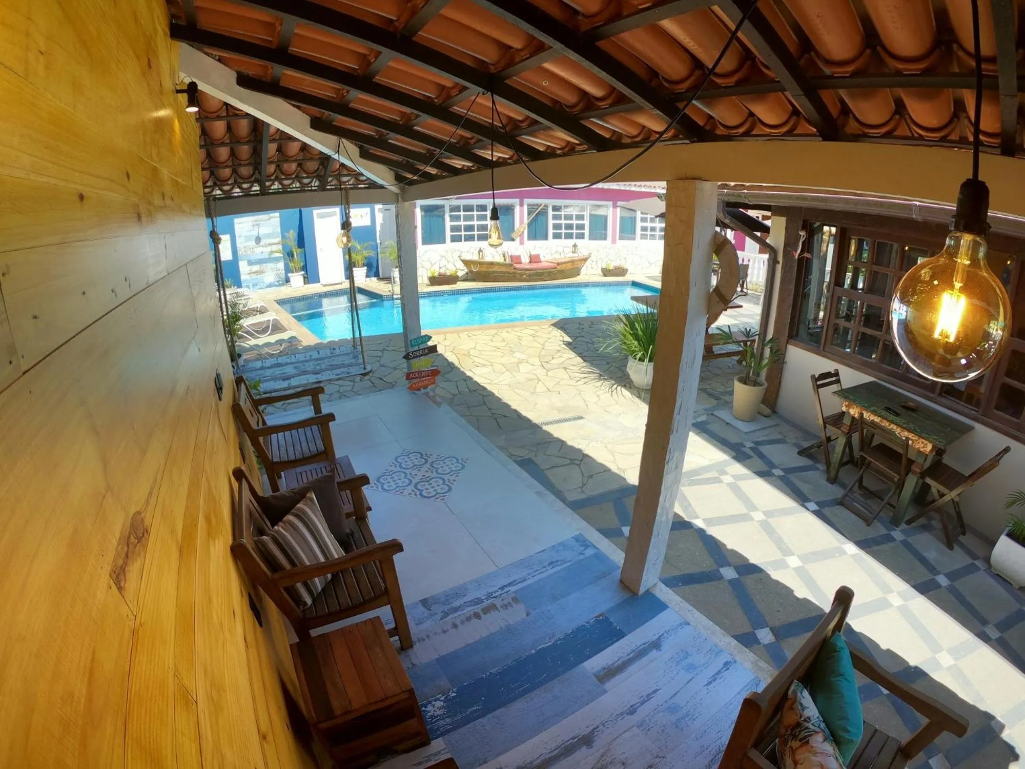Pool view in Pousada Solar de Geribá