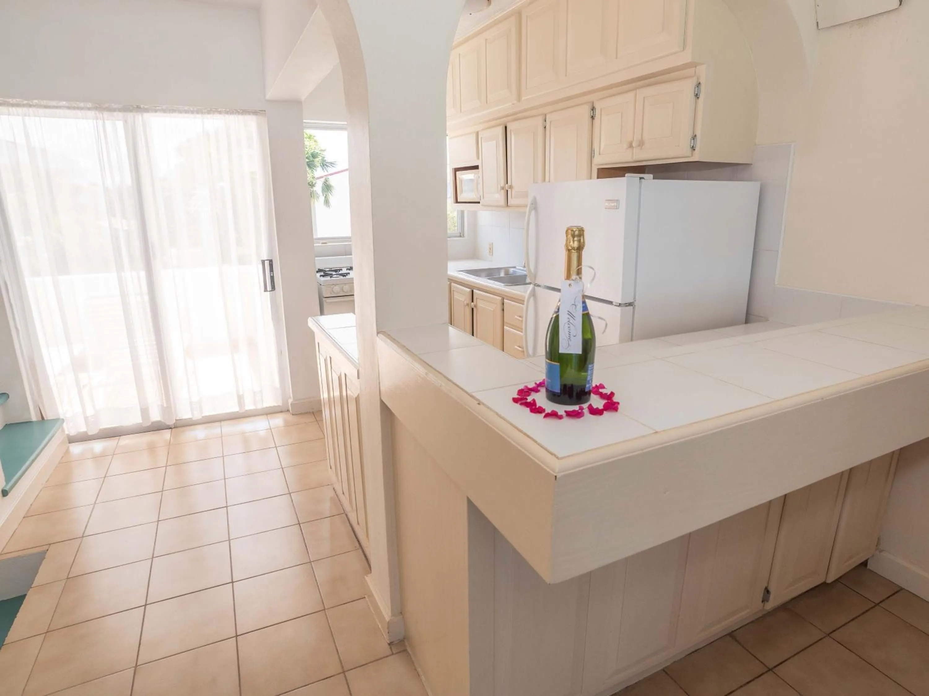 Kitchen or kitchenette in Antigua Village Beach Resort