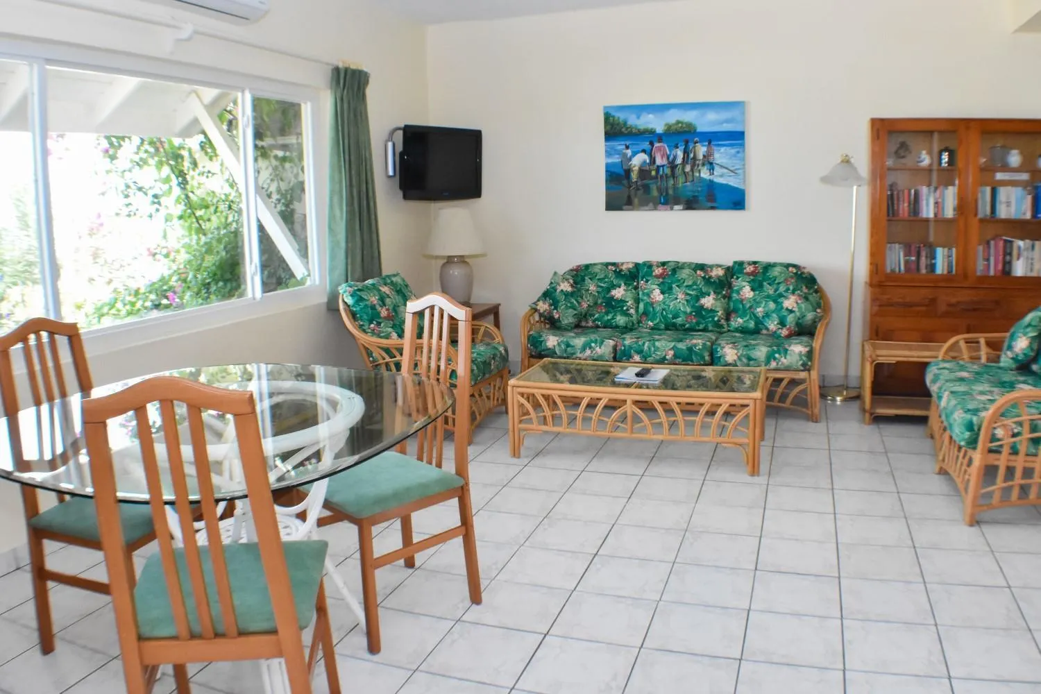 Library in Antigua Village Beach Resort