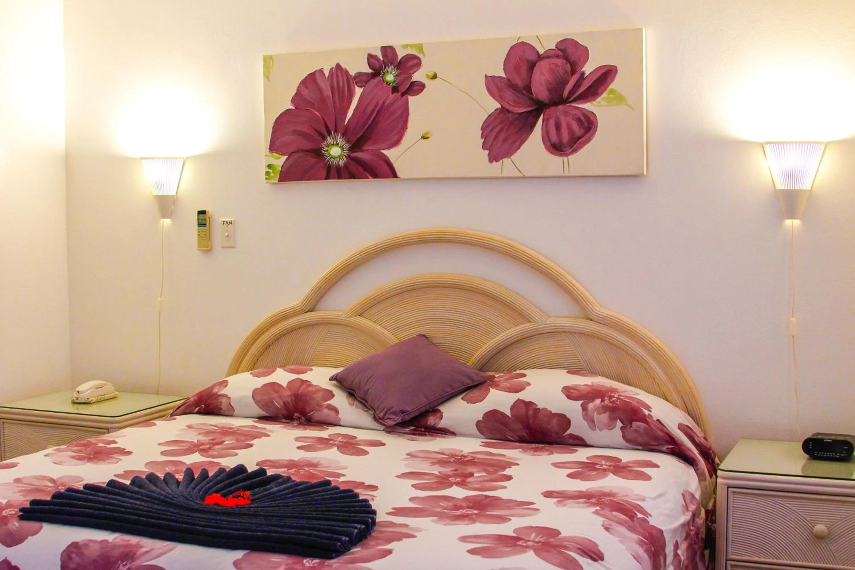 Bed in Antigua Village Beach Resort