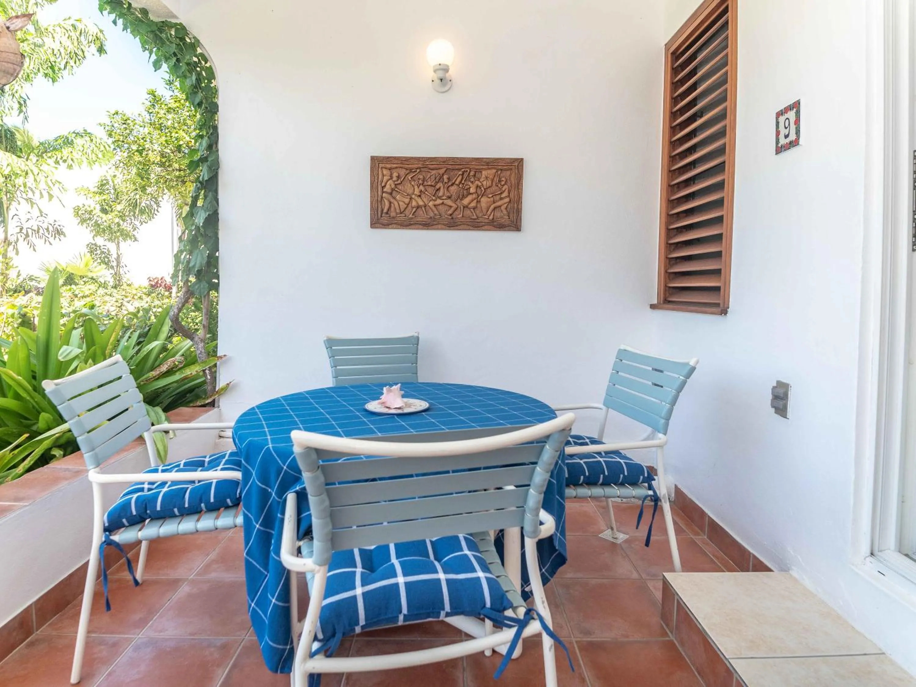 Patio in Antigua Village Beach Resort