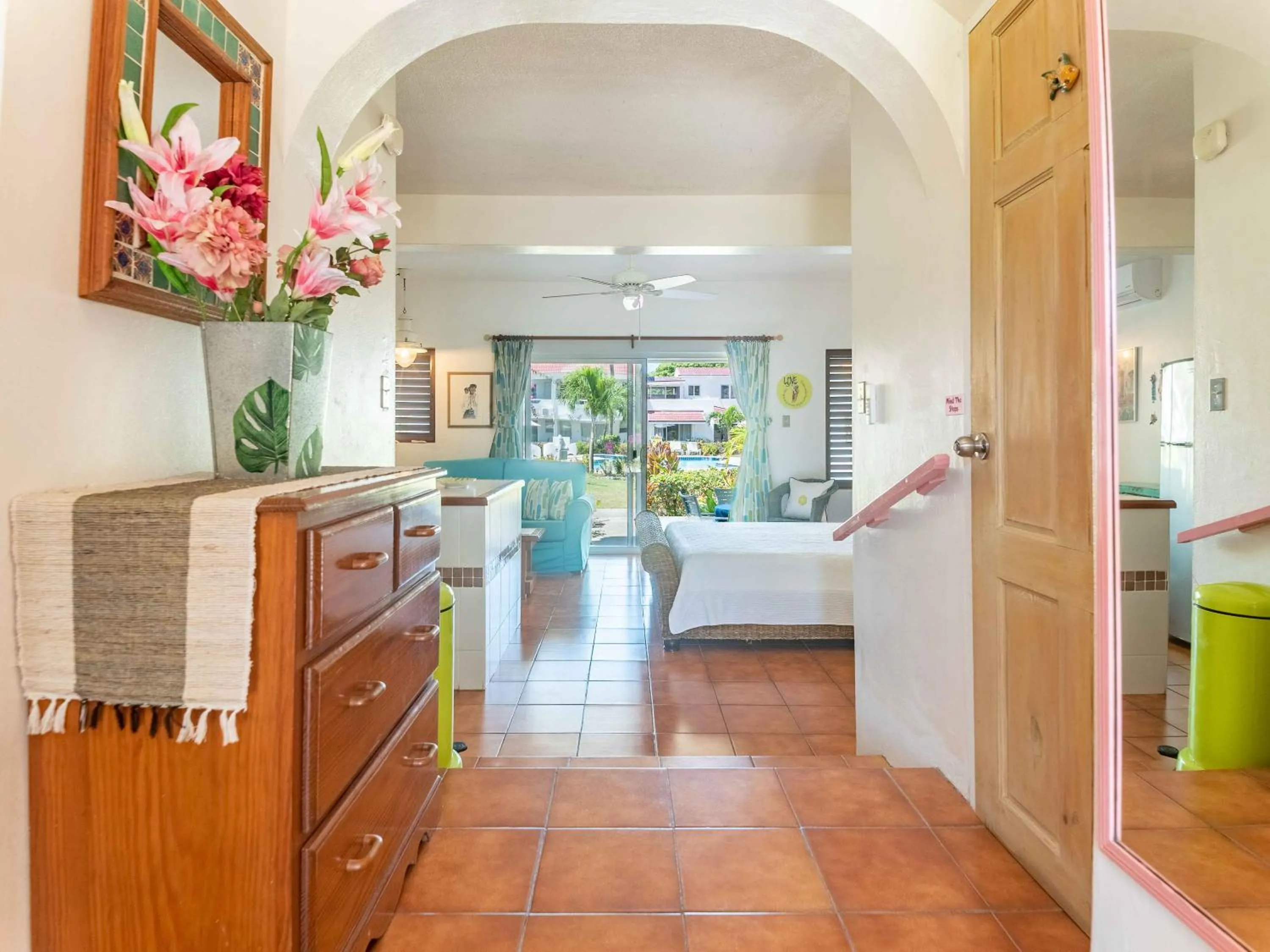 Photo of the whole room, Bed in Antigua Village Beach Resort