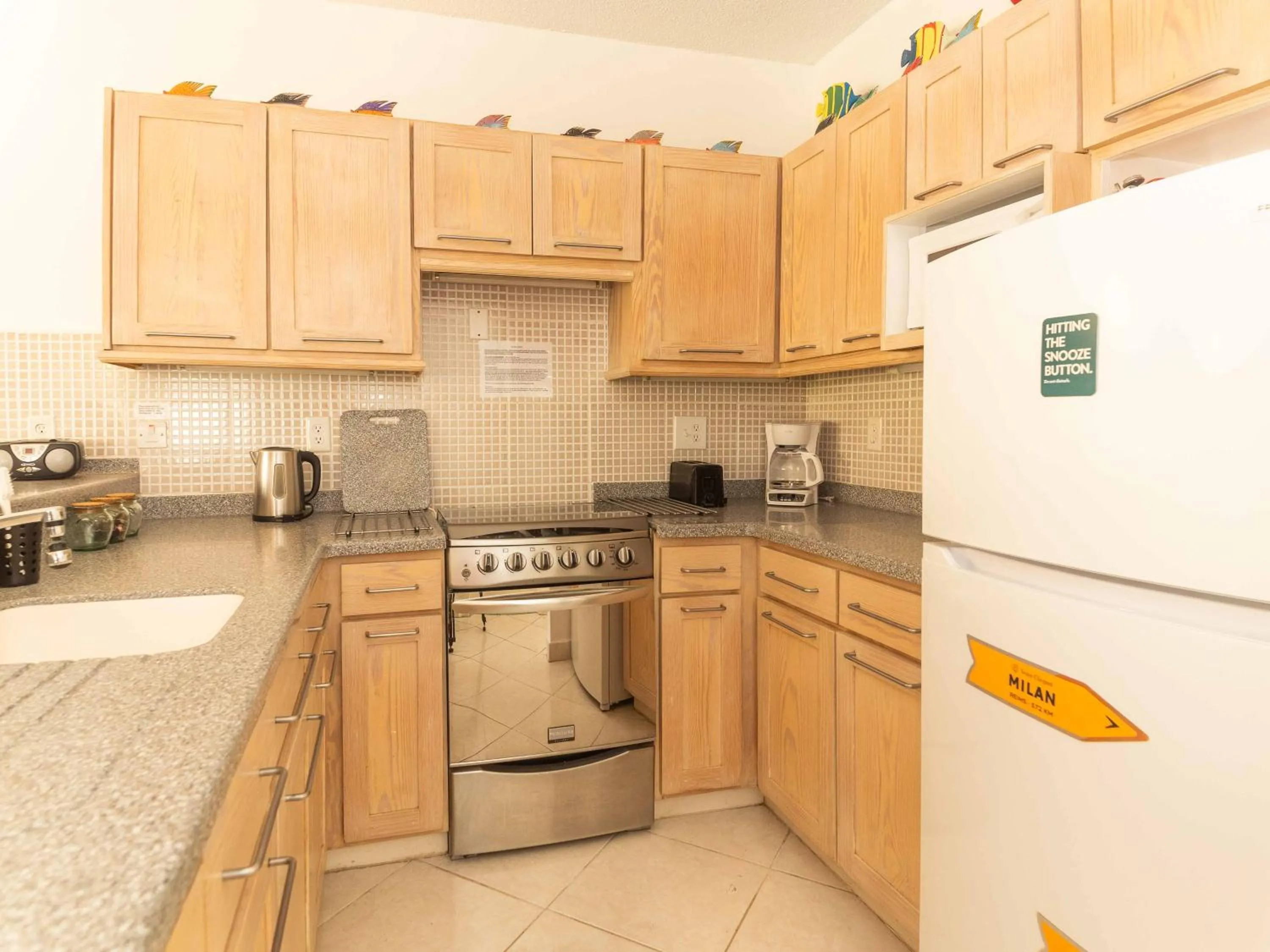 Kitchen or kitchenette in Antigua Village Beach Resort