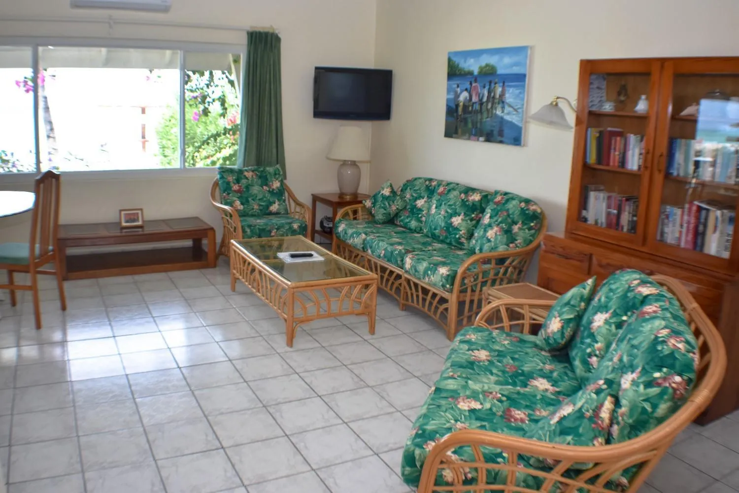 Library in Antigua Village Beach Resort
