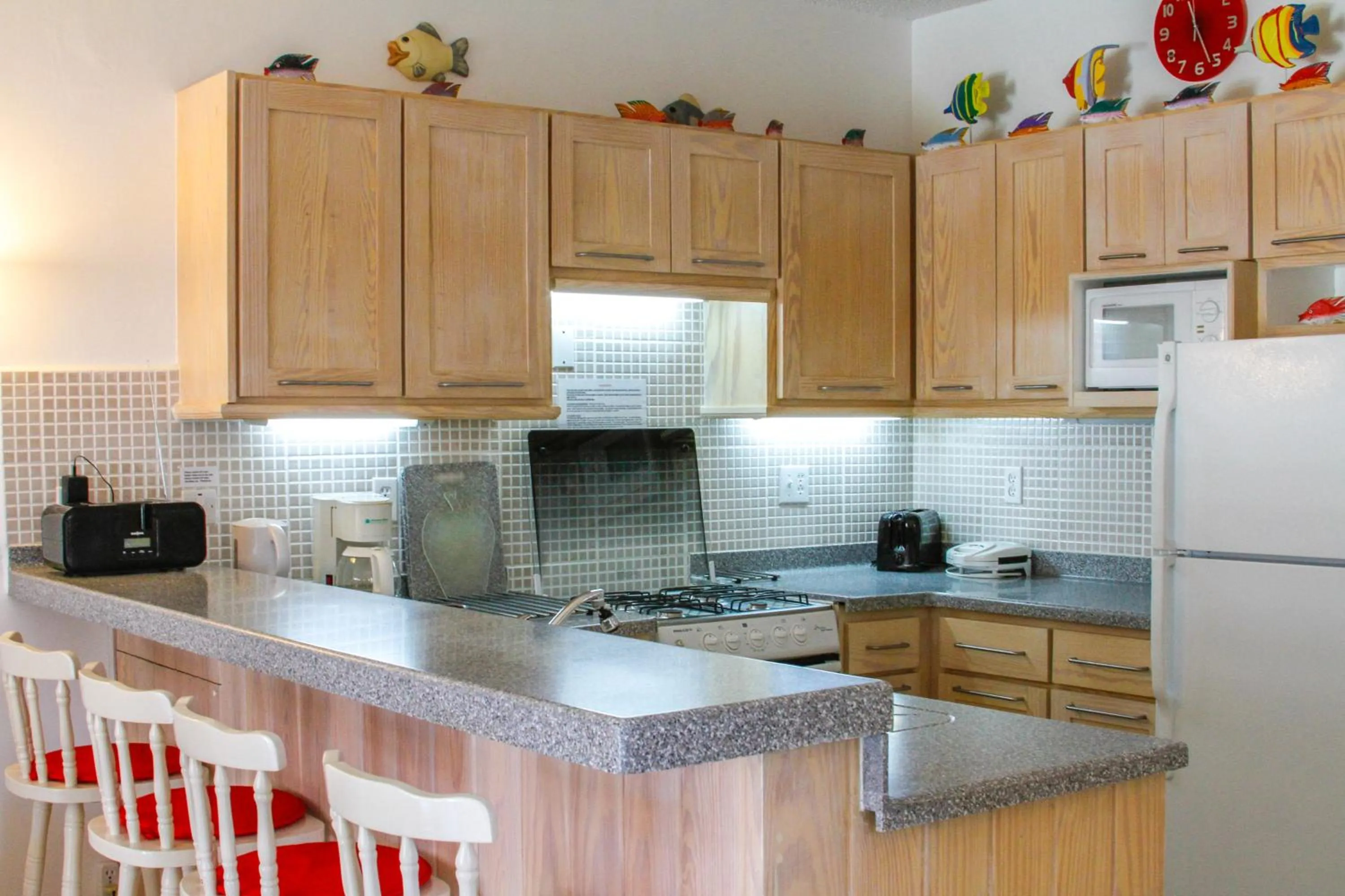 Kitchen or kitchenette in Antigua Village Beach Resort