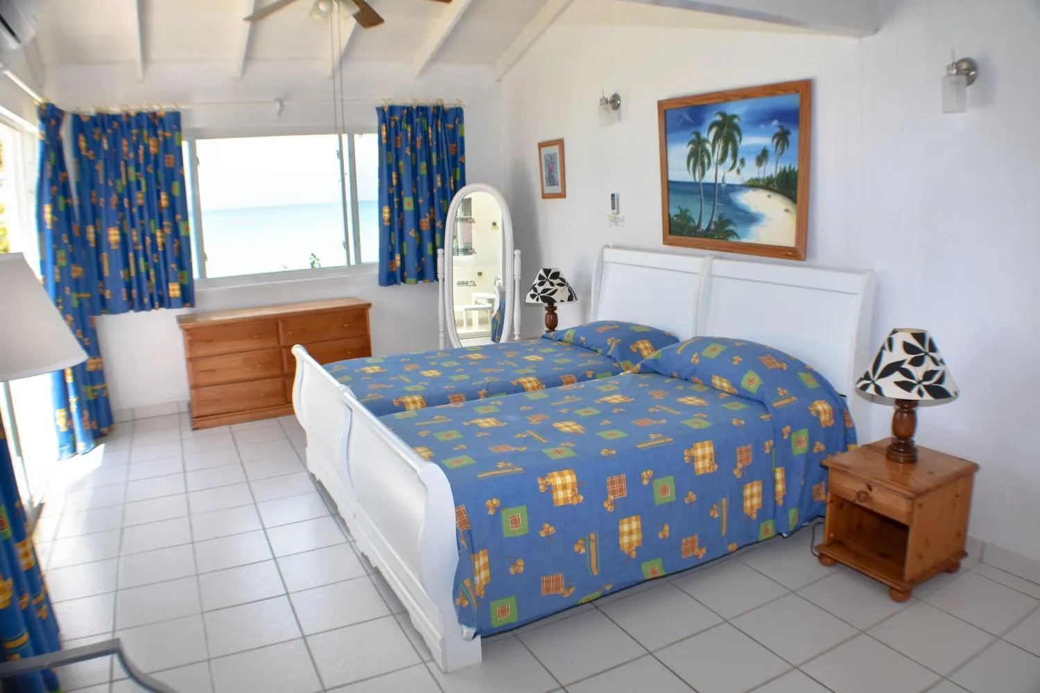 Bed in Antigua Village Beach Resort