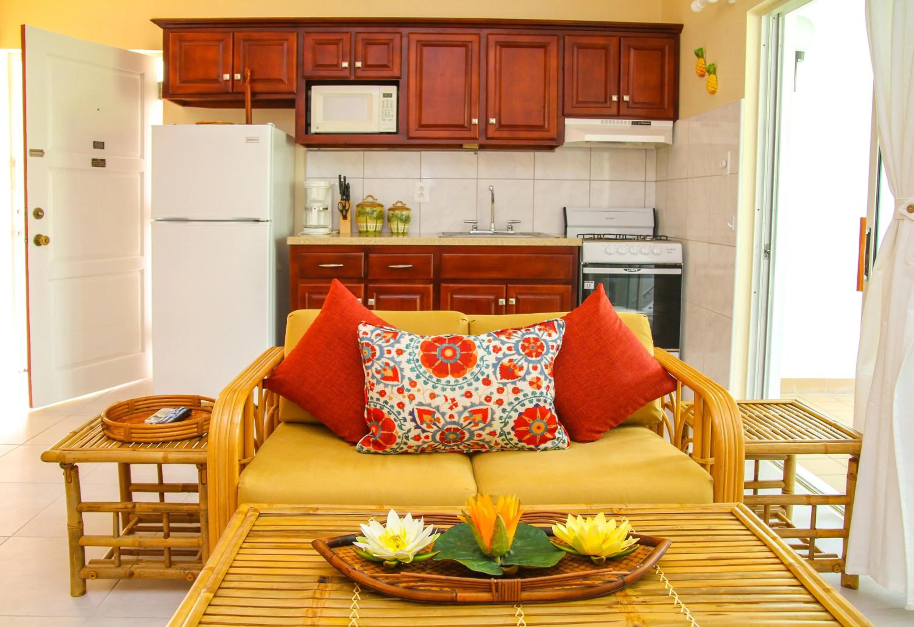 Kitchen or kitchenette in Antigua Village Beach Resort