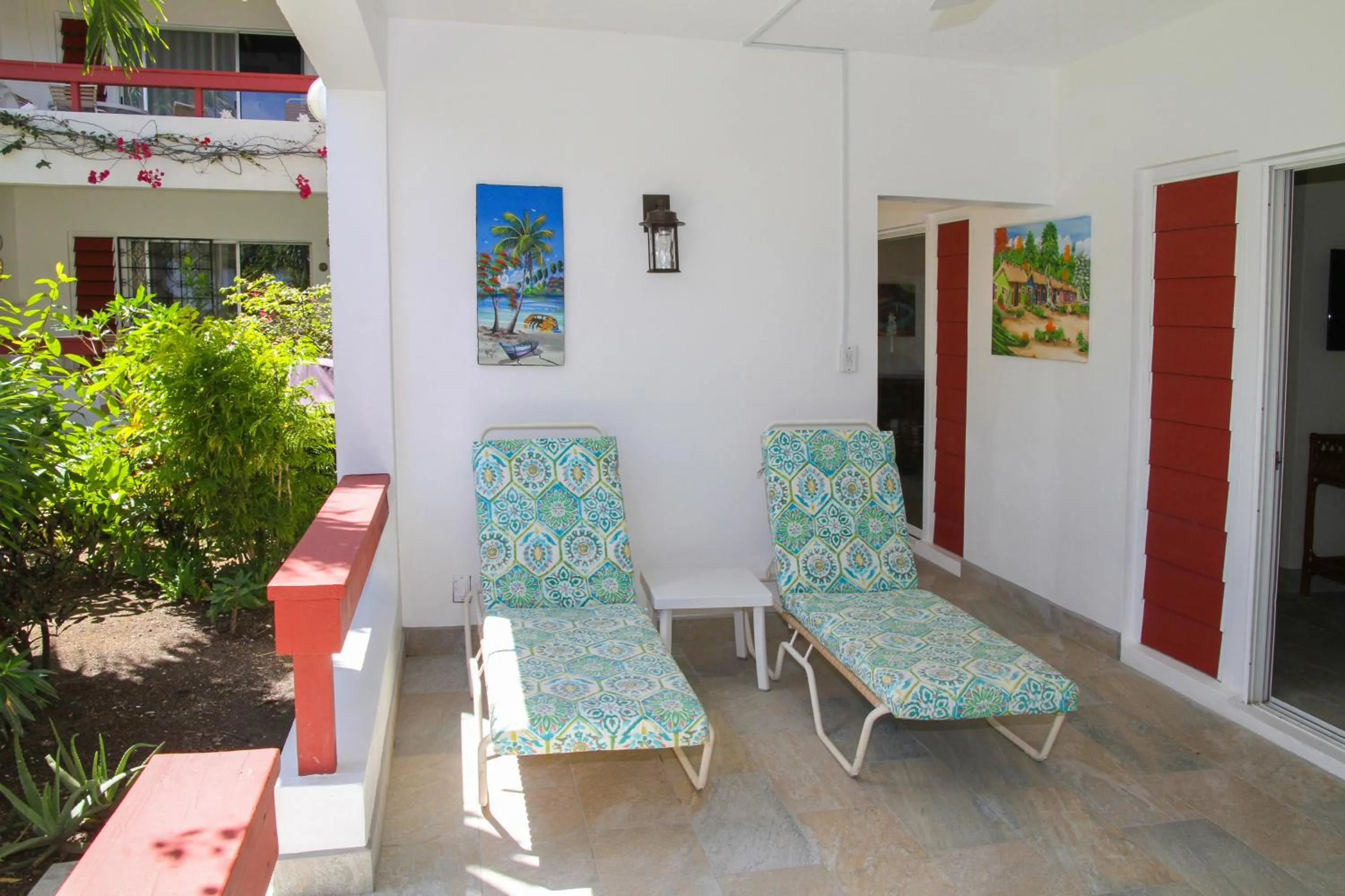 Patio in Antigua Village Beach Resort