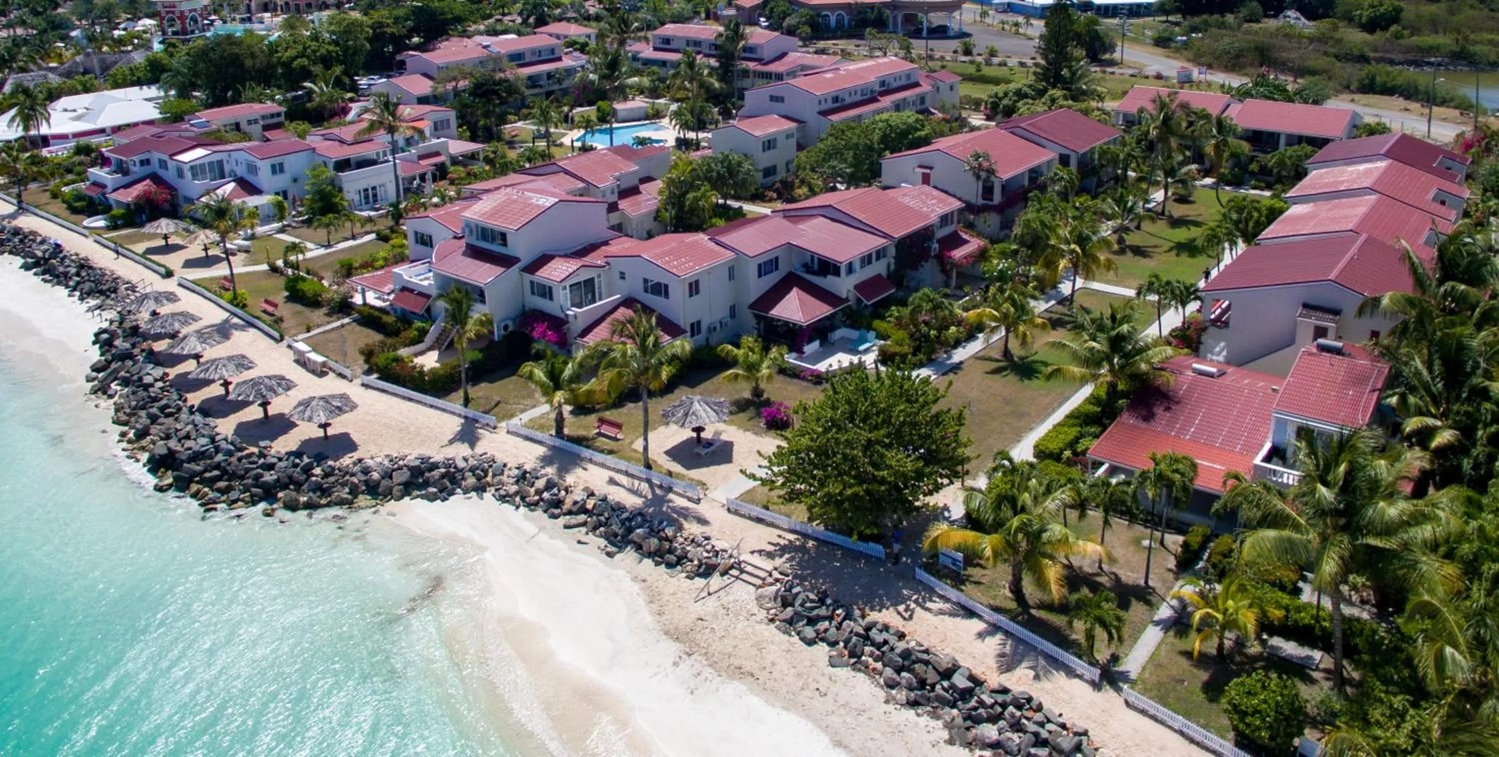 Bird's eye view in Antigua Village Beach Resort