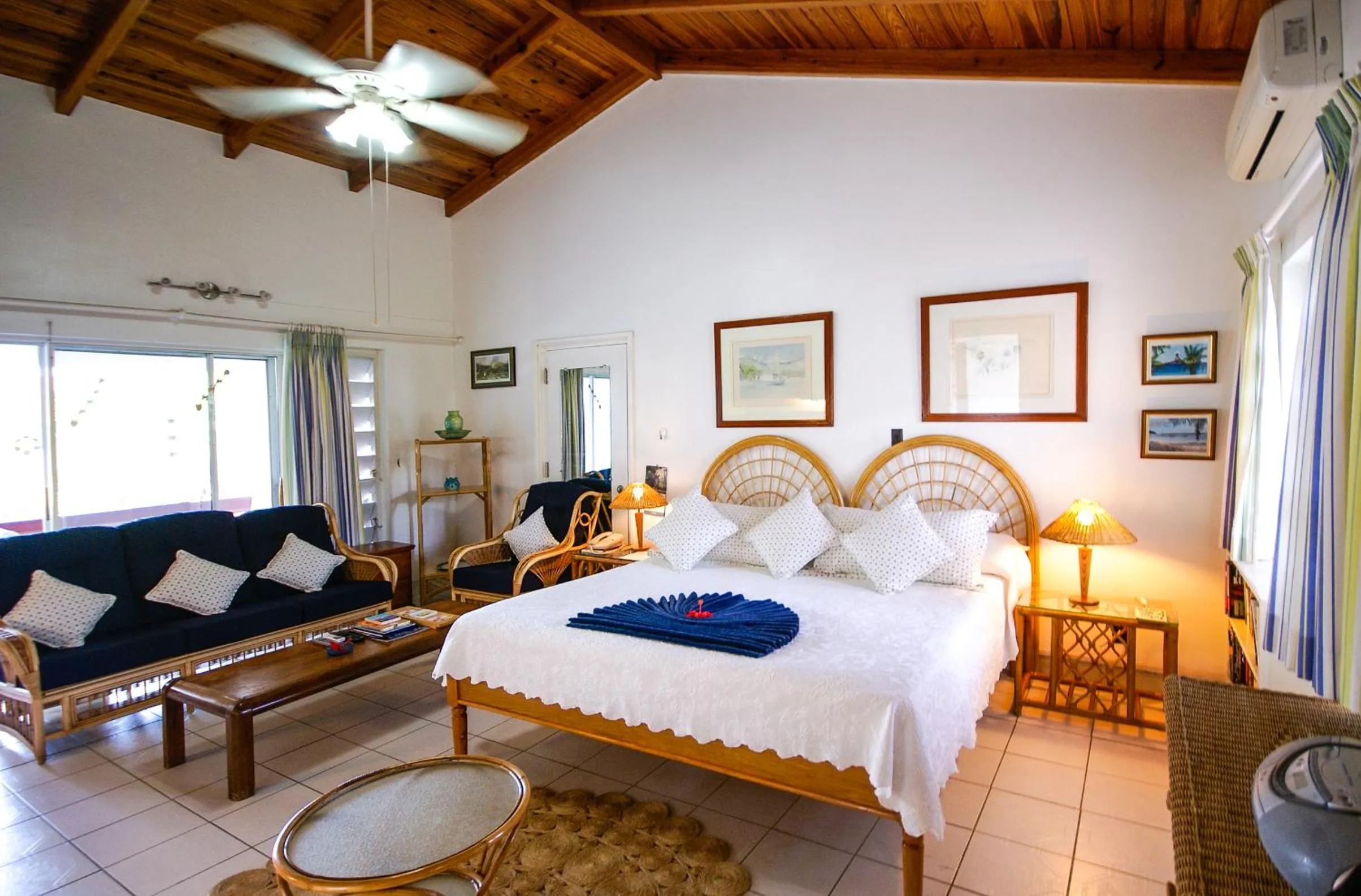 Bedroom, Bed in Antigua Village Beach Resort