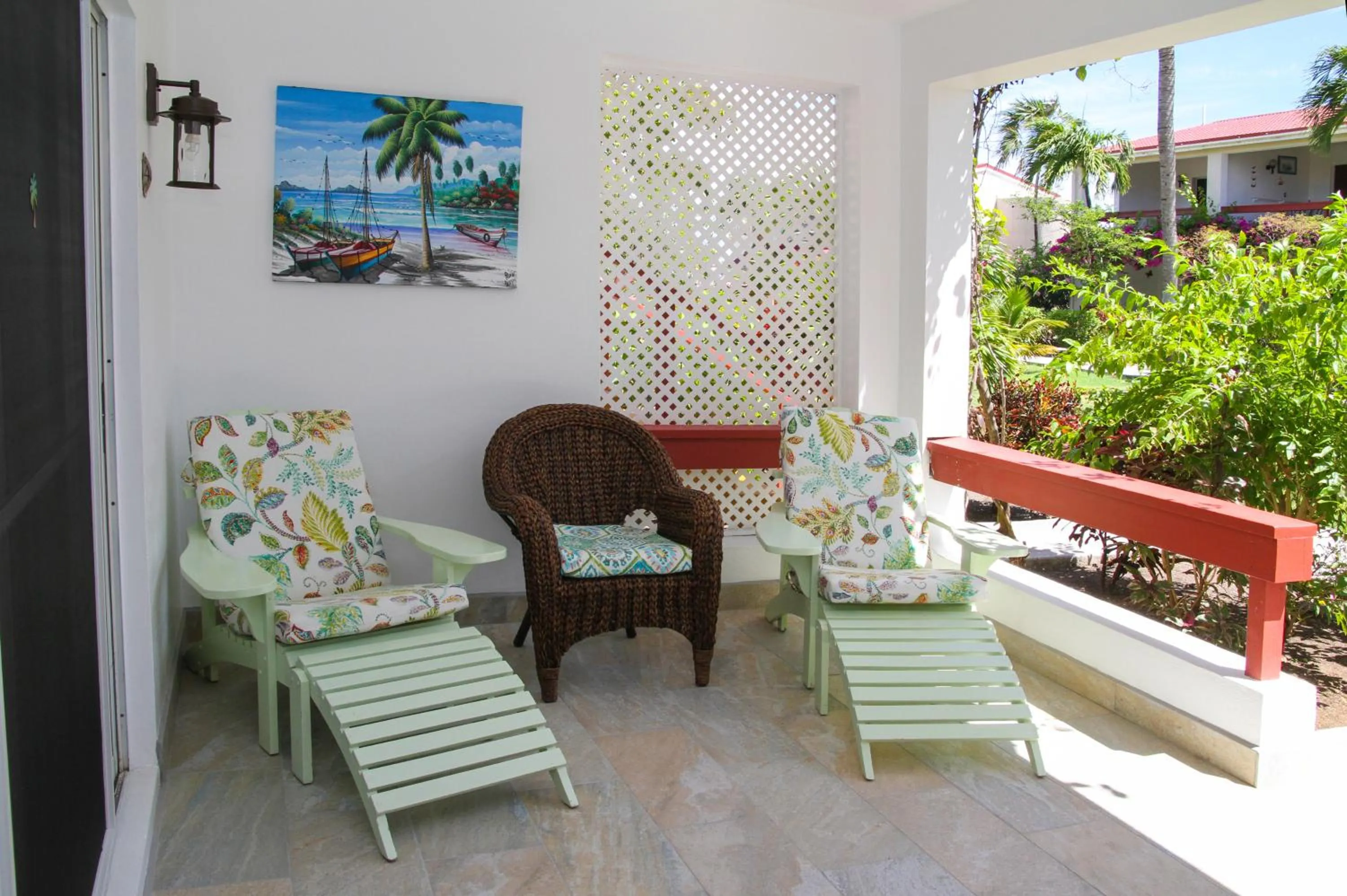 Balcony/Terrace in Antigua Village Beach Resort