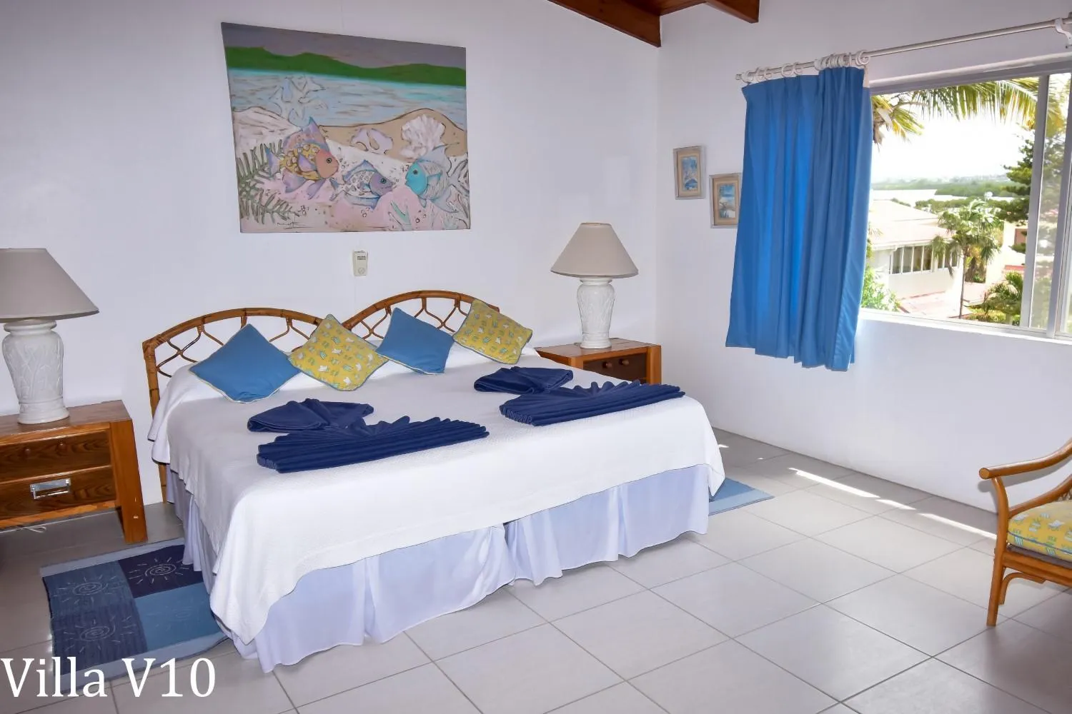 Bed in Antigua Village Beach Resort