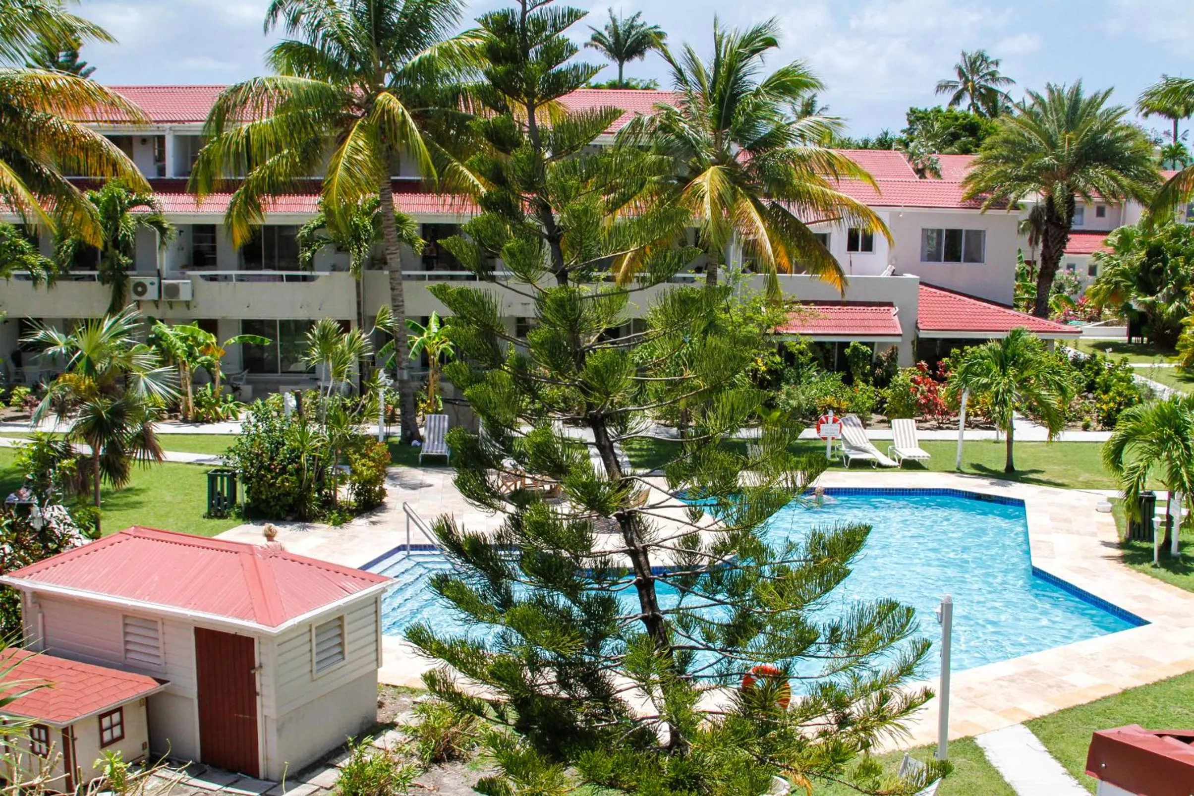 Property building in Antigua Village Beach Resort