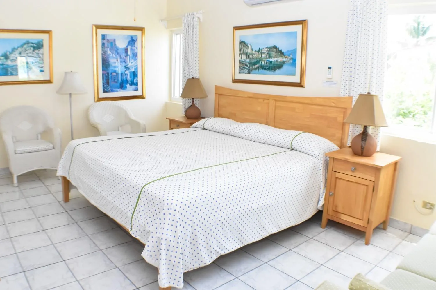 Bed in Antigua Village Beach Resort