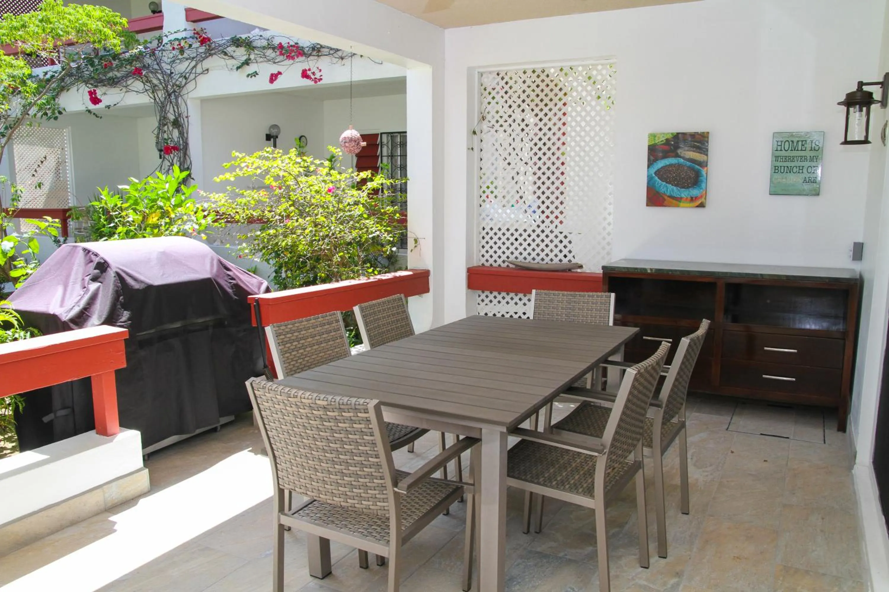 Patio in Antigua Village Beach Resort
