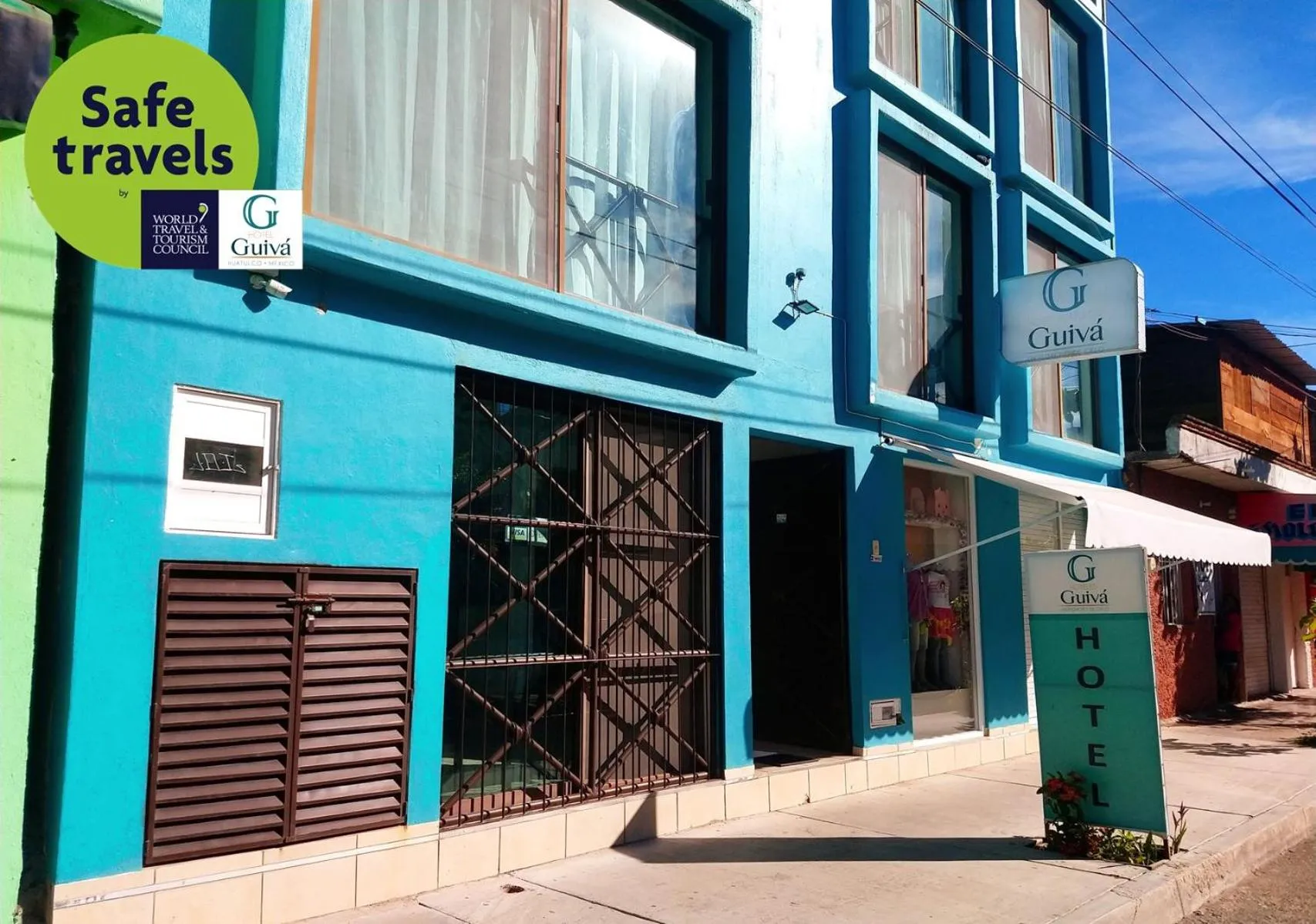 Property building in Hotel Guivá Huatulco