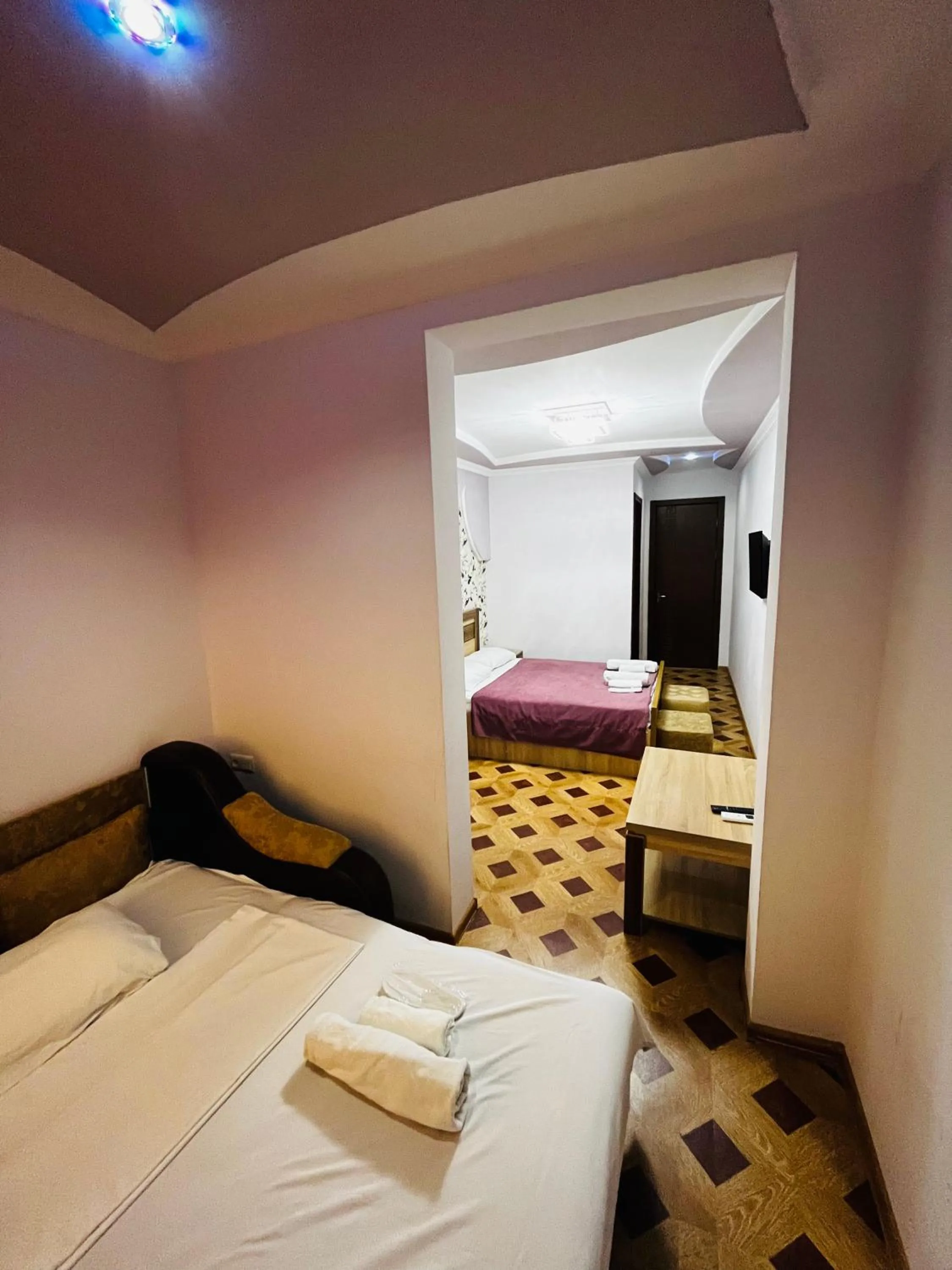 Bed in Georgian Palace Hotel