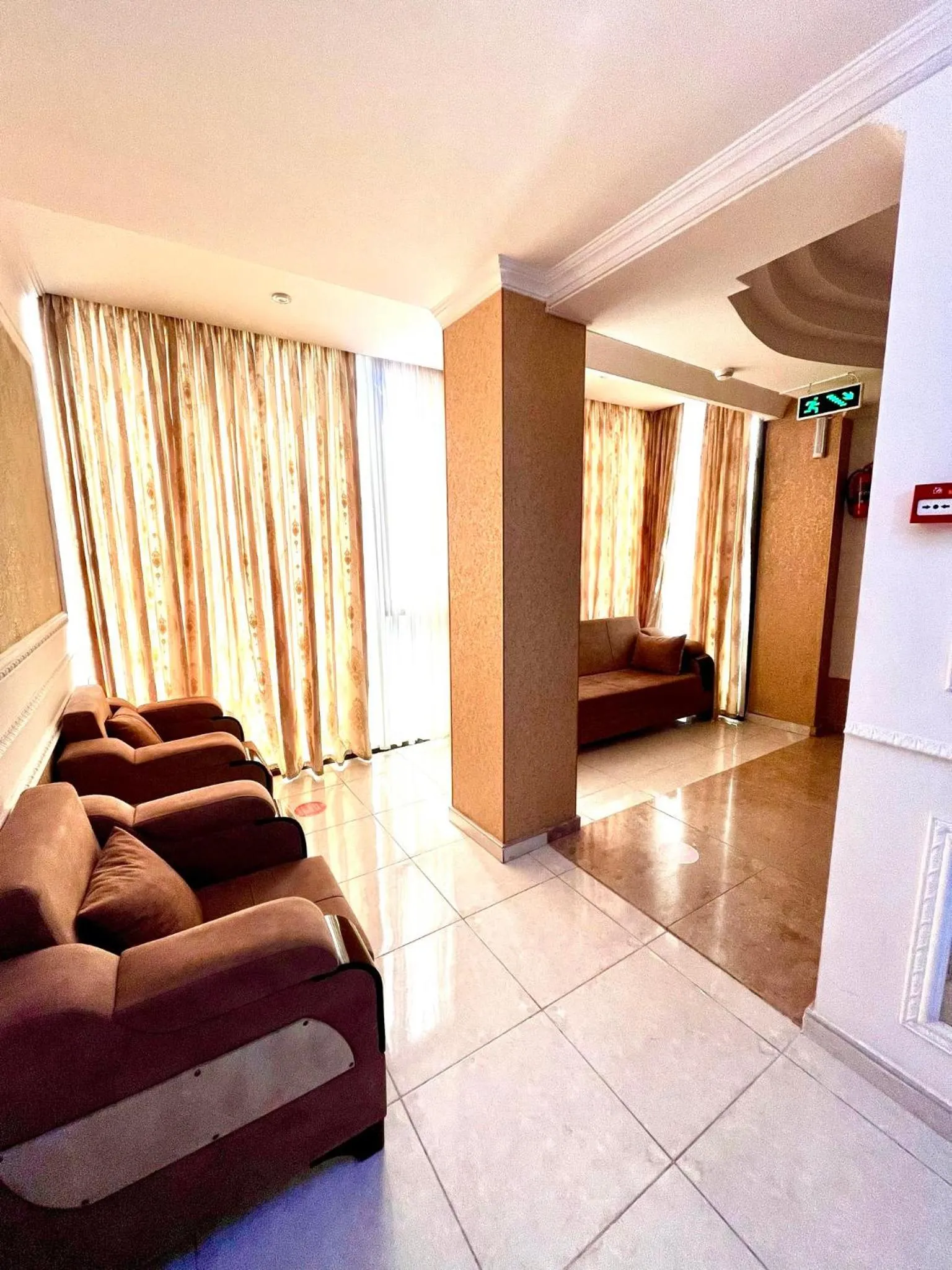 Seating area in Georgian Palace Hotel