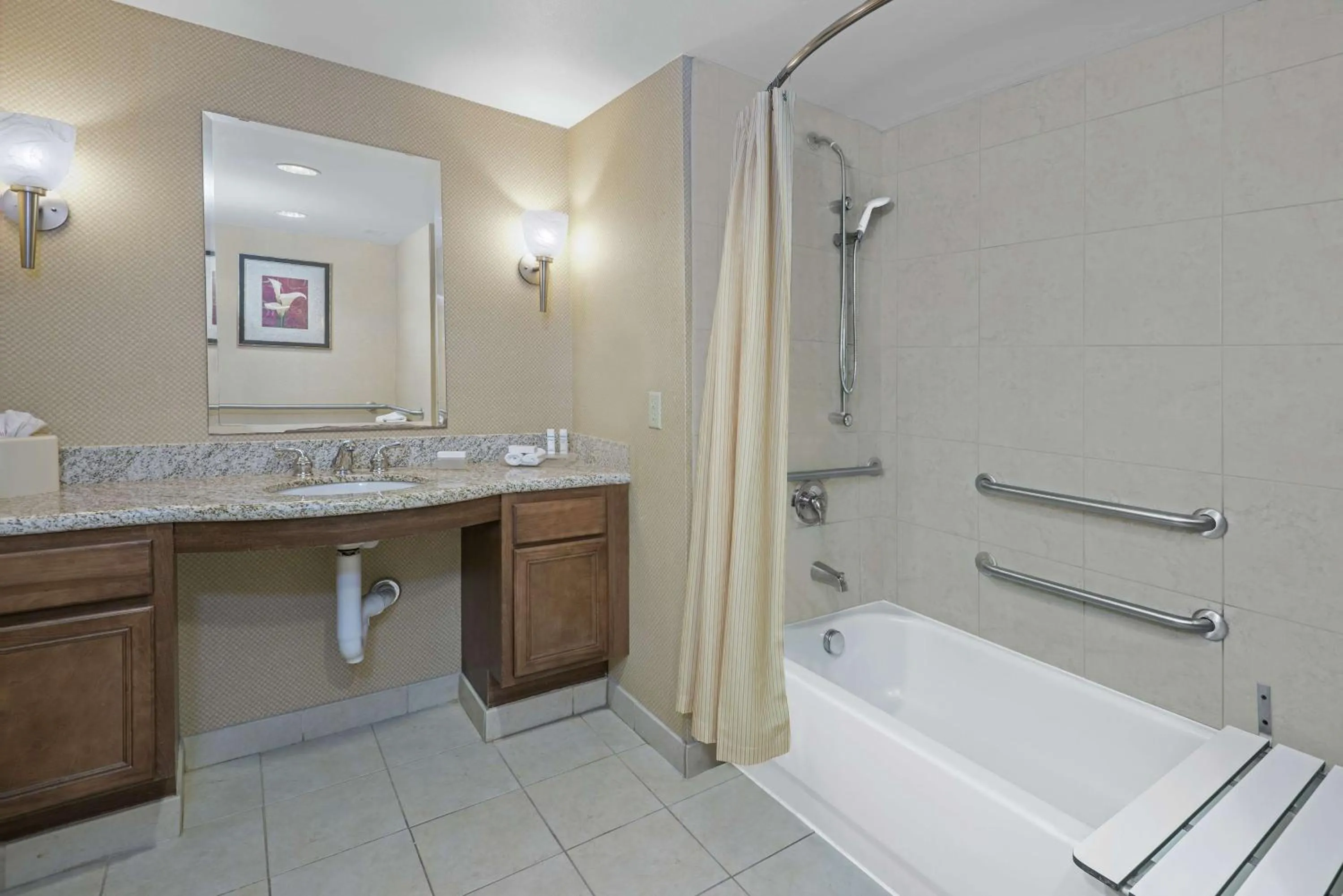 Bathroom in Homewood Suites Laredo at Mall Del Norte