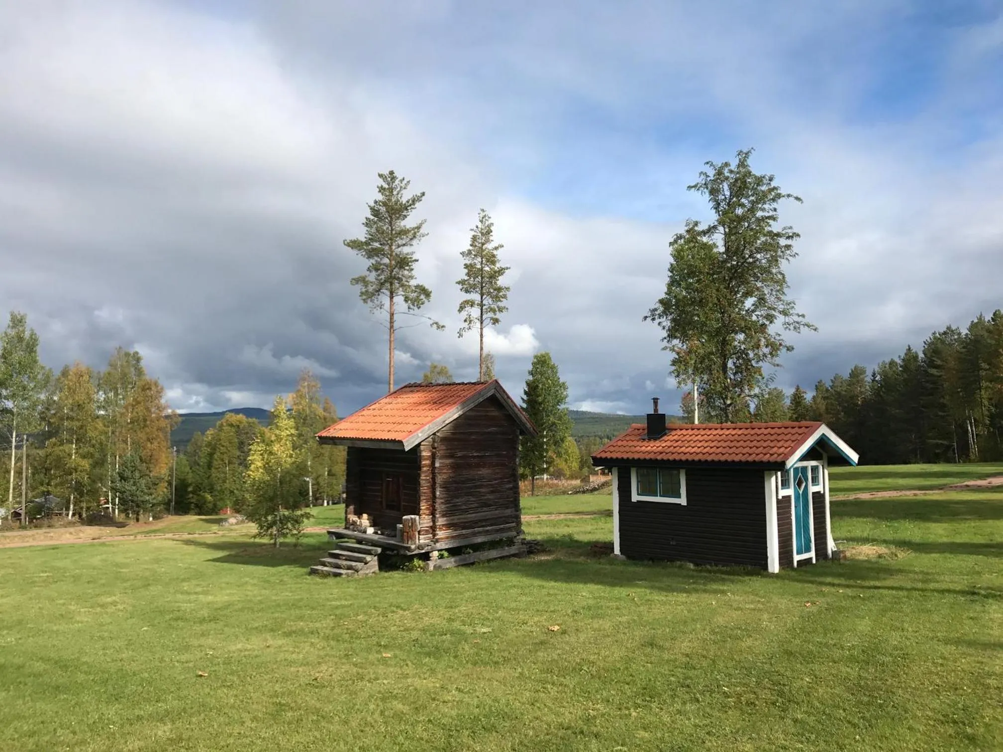 Garden view in Vasa Ski Lodge