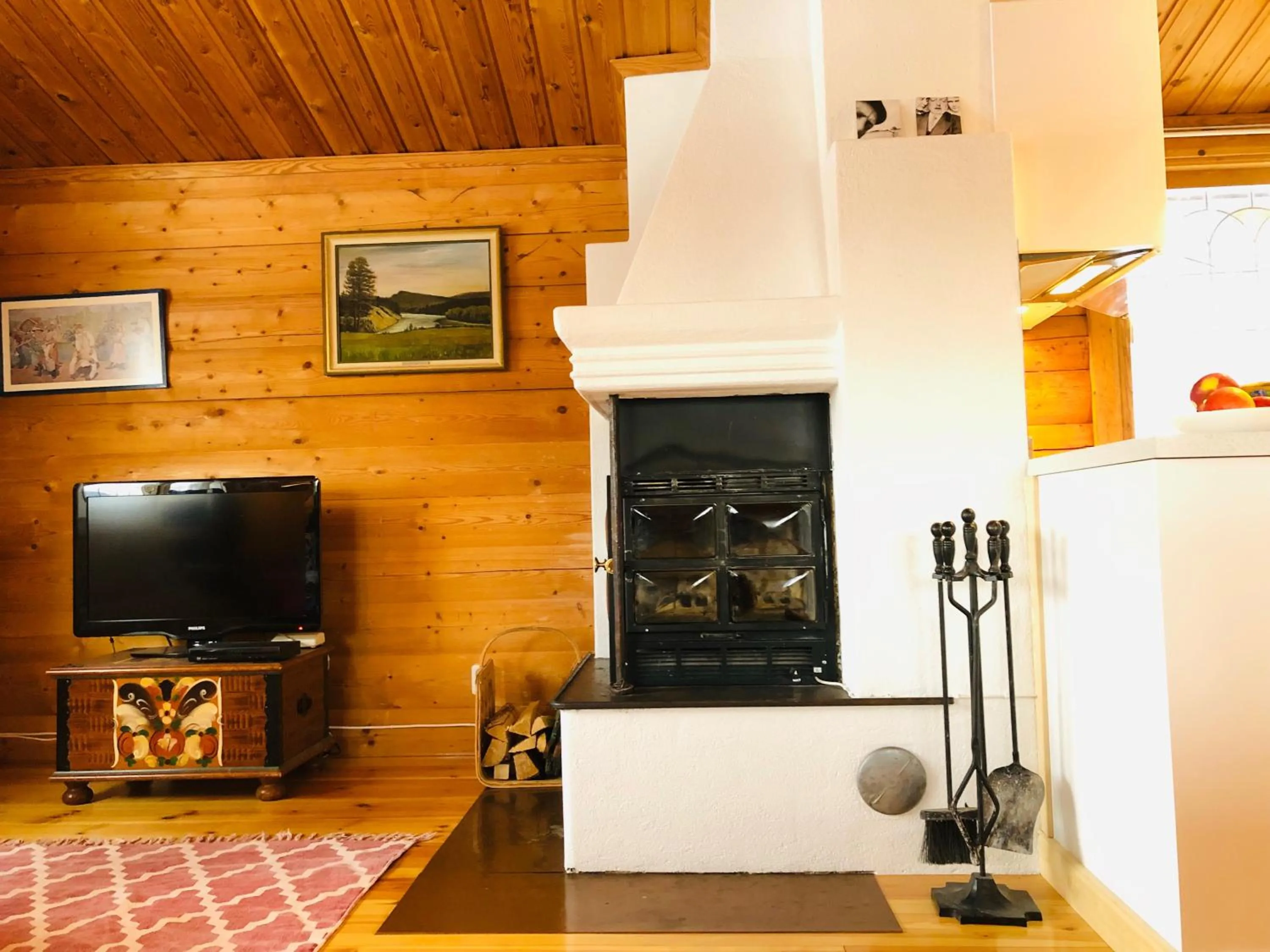 Living room in Vasa Ski Lodge