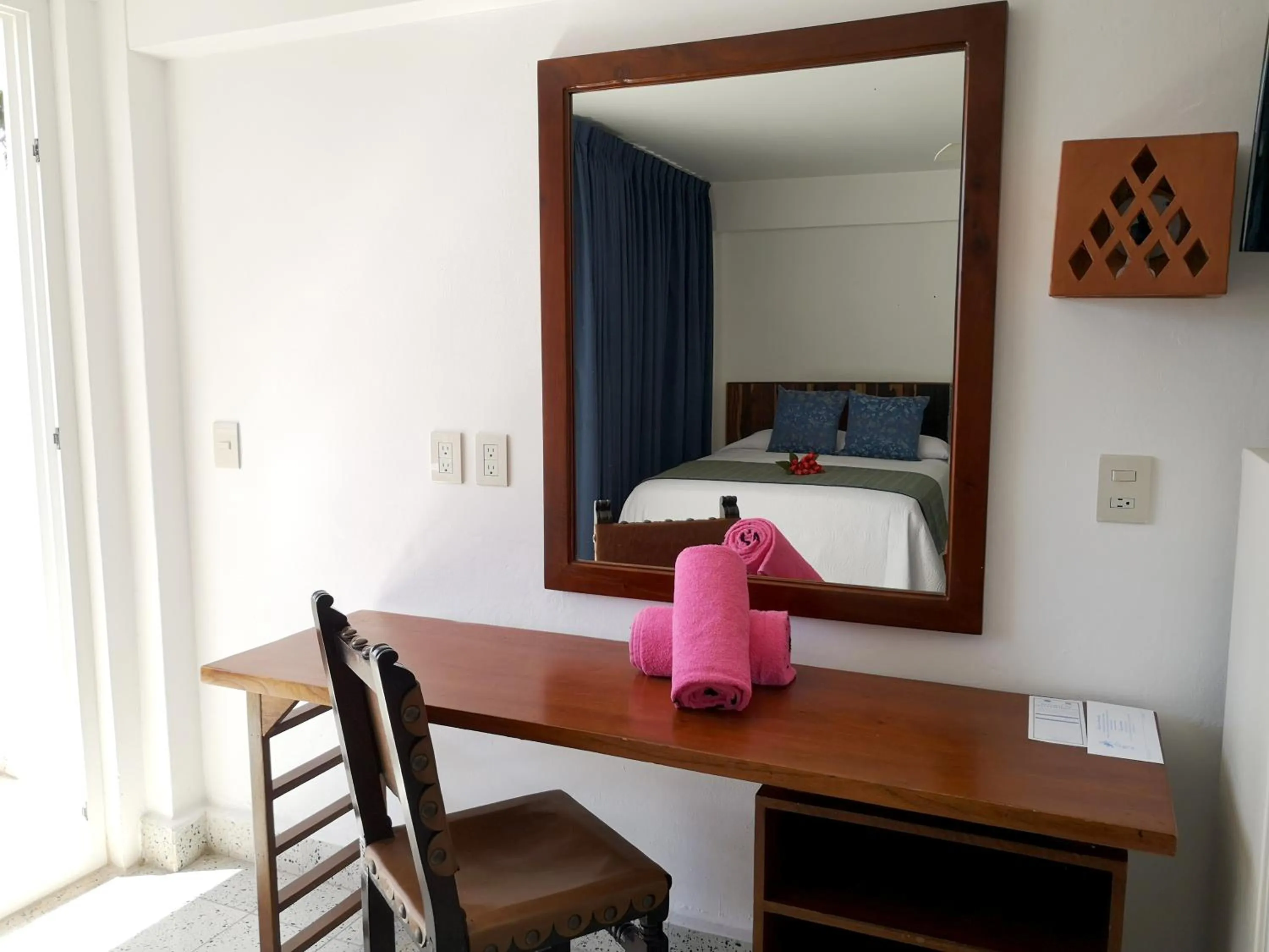 Seating area in Hotel Rosita