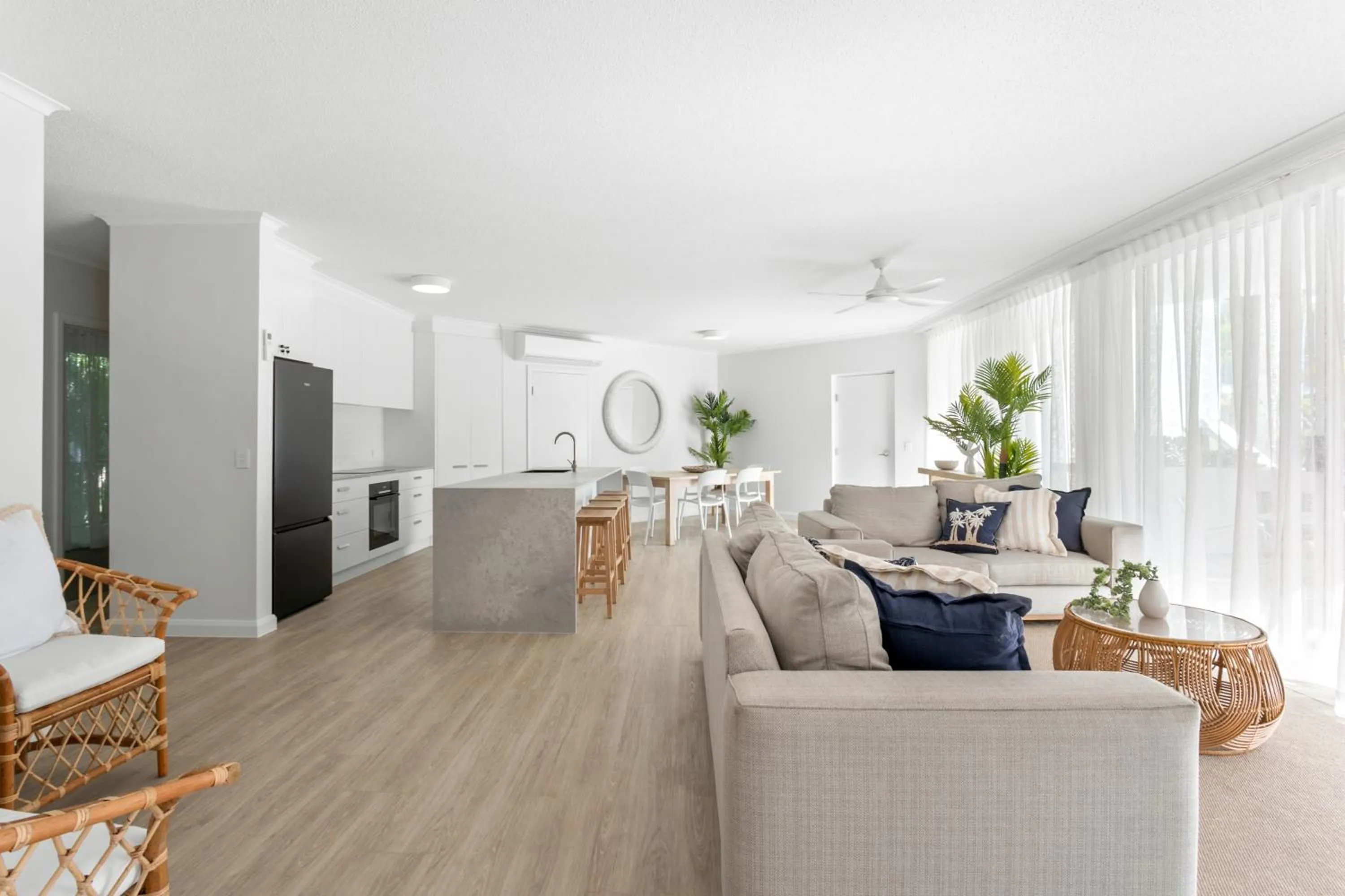 Living room in Noosa Tropicana