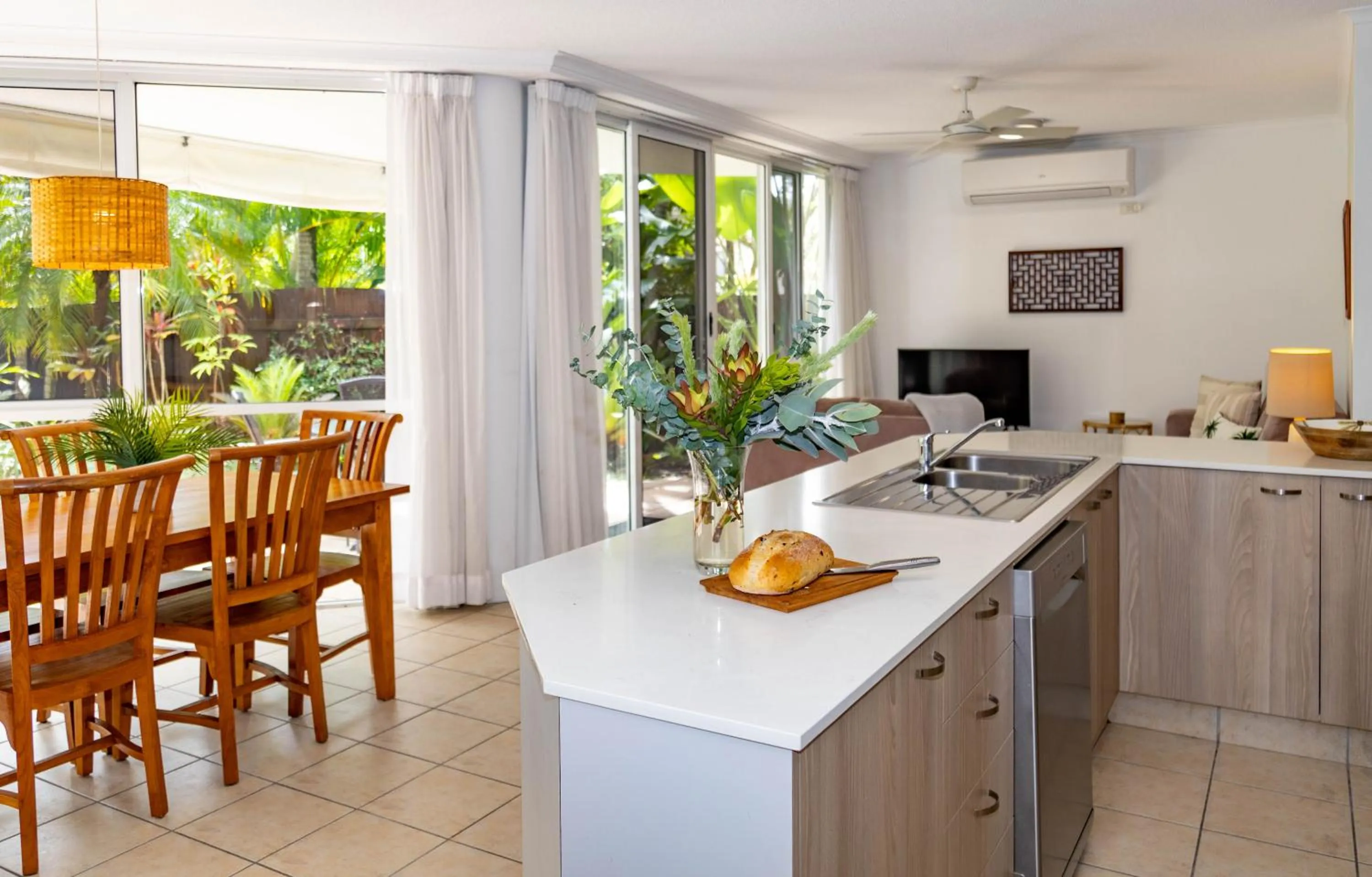 kitchen in Noosa Tropicana
