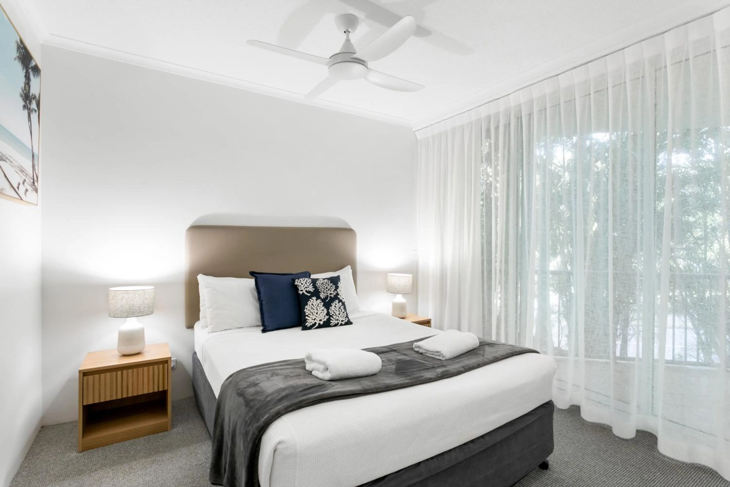 Bedroom, Bed in Noosa Tropicana