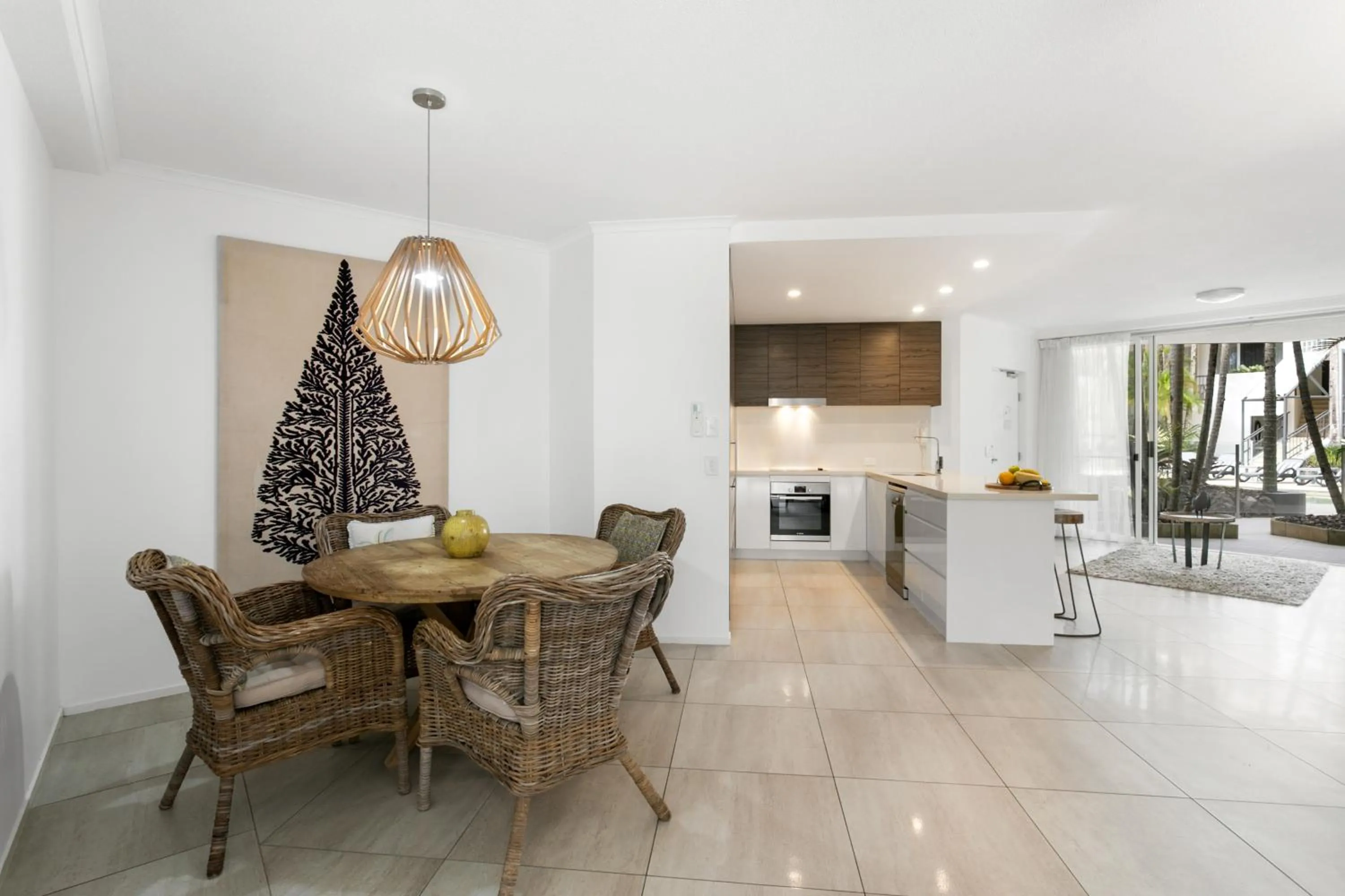 Dining area in Noosa Tropicana
