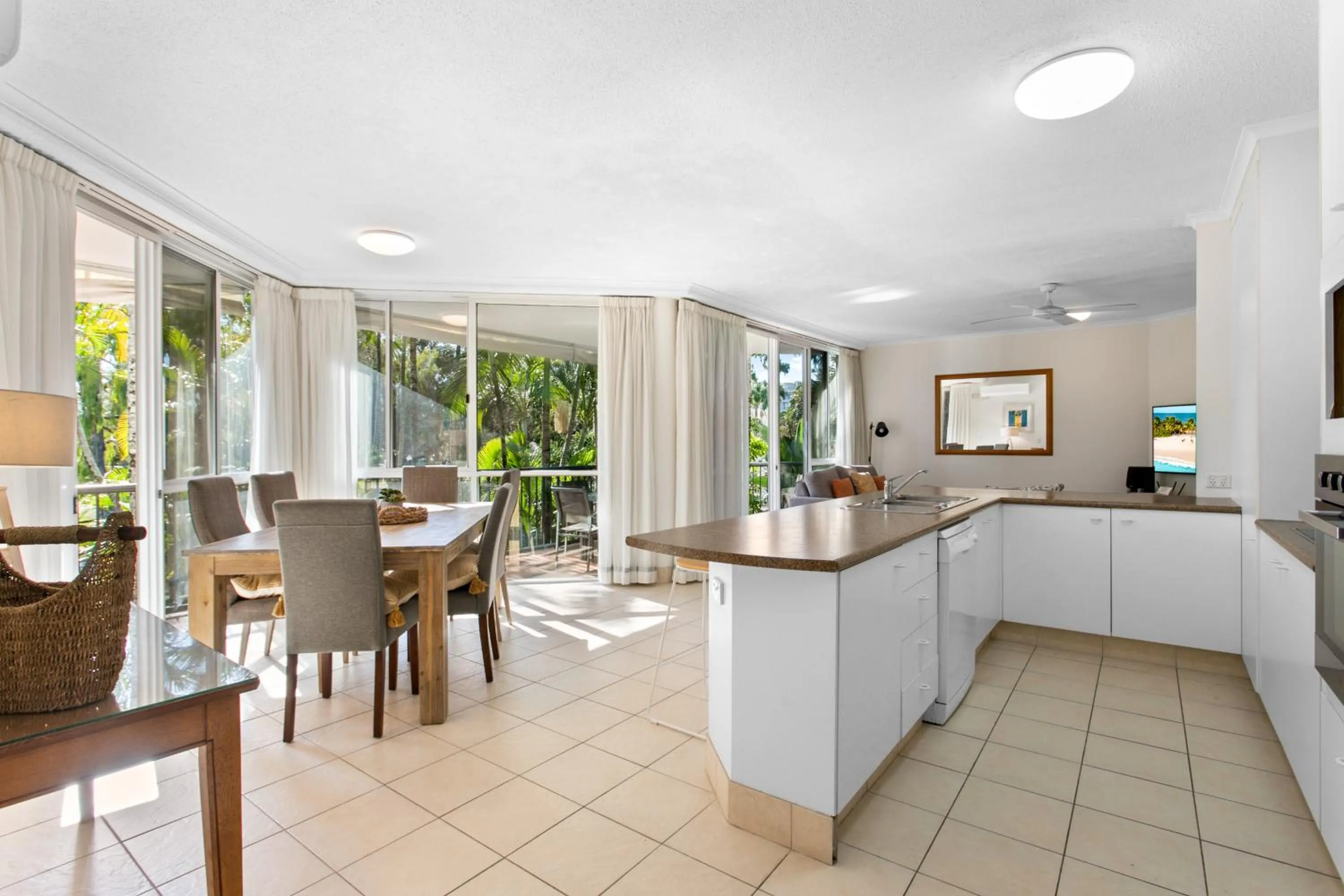 kitchen in Noosa Tropicana