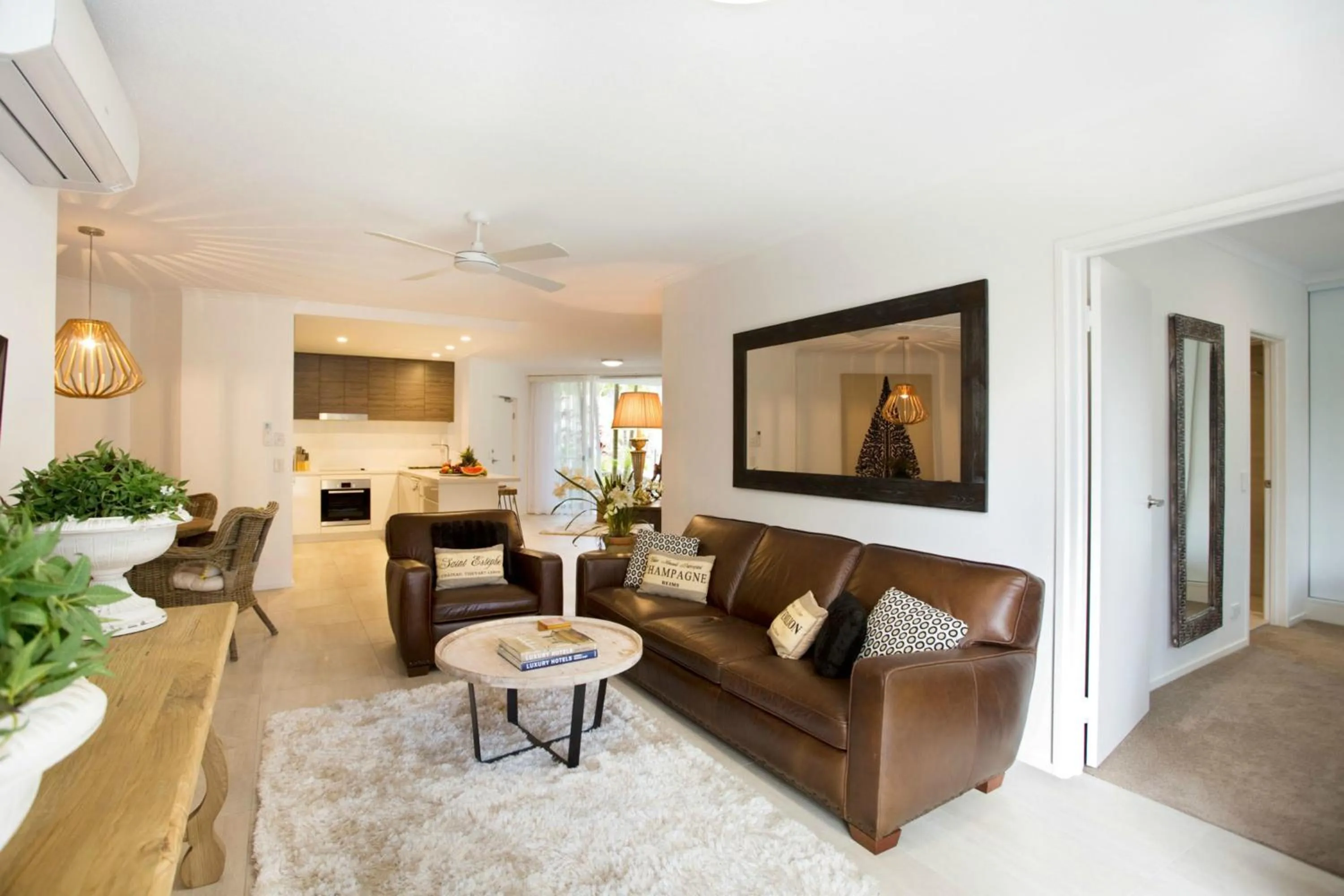 Living room in Noosa Tropicana