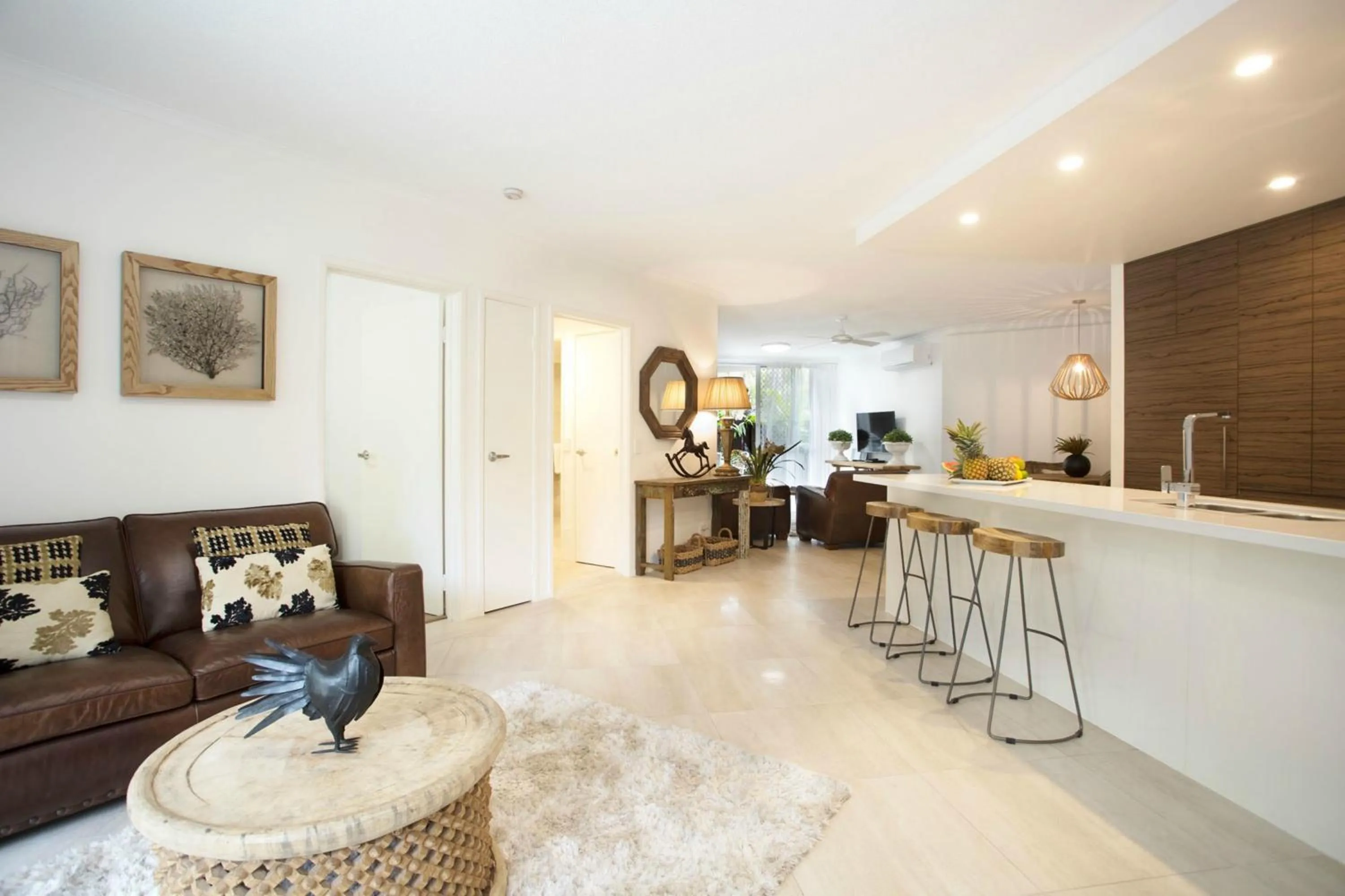 Living room in Noosa Tropicana