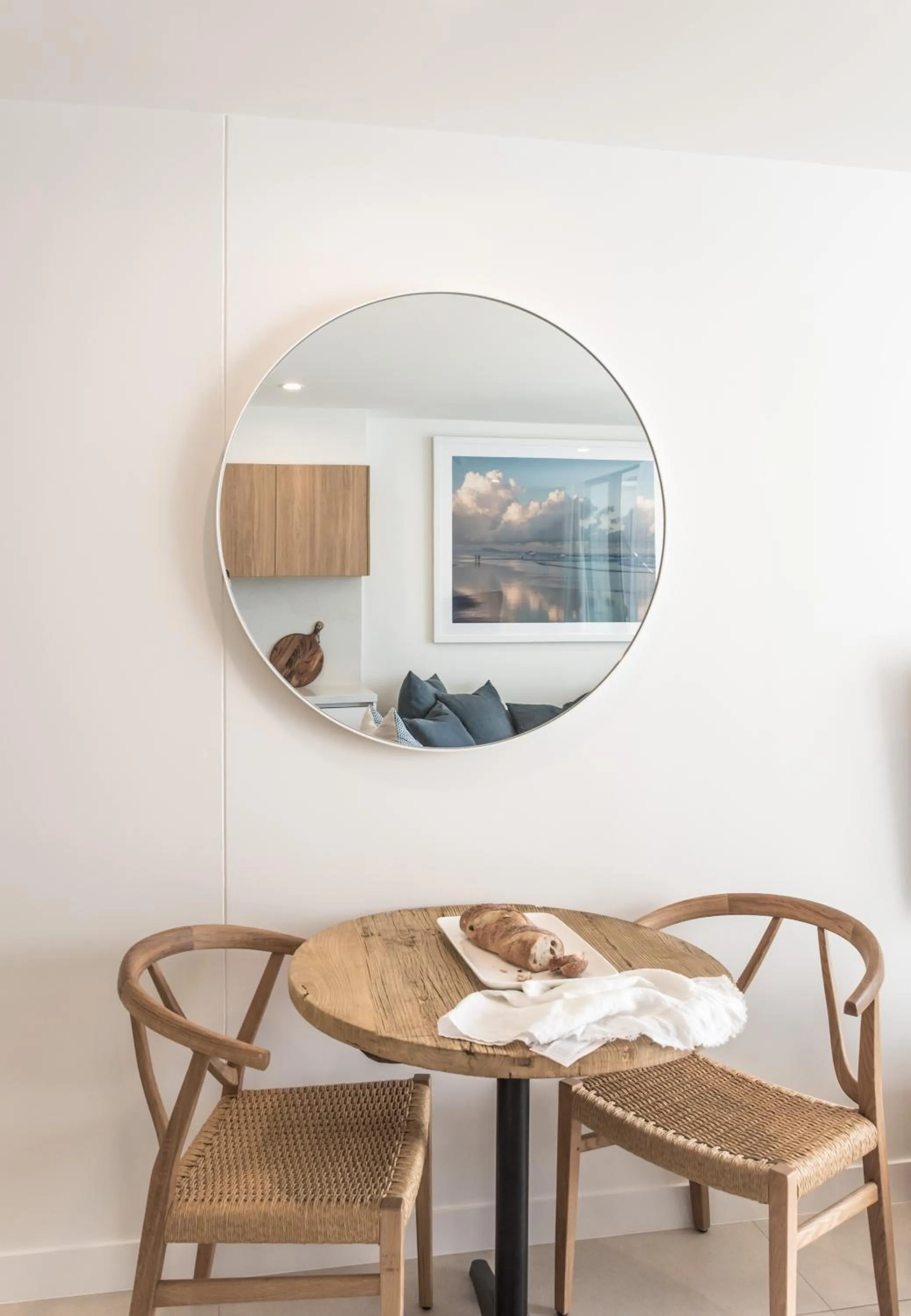 Living room in On The Beach Noosa Resort