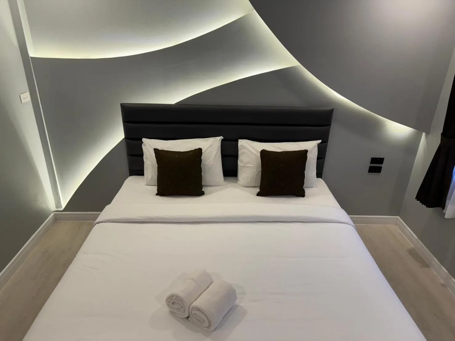 Bed in S1 City Hotel Buriram