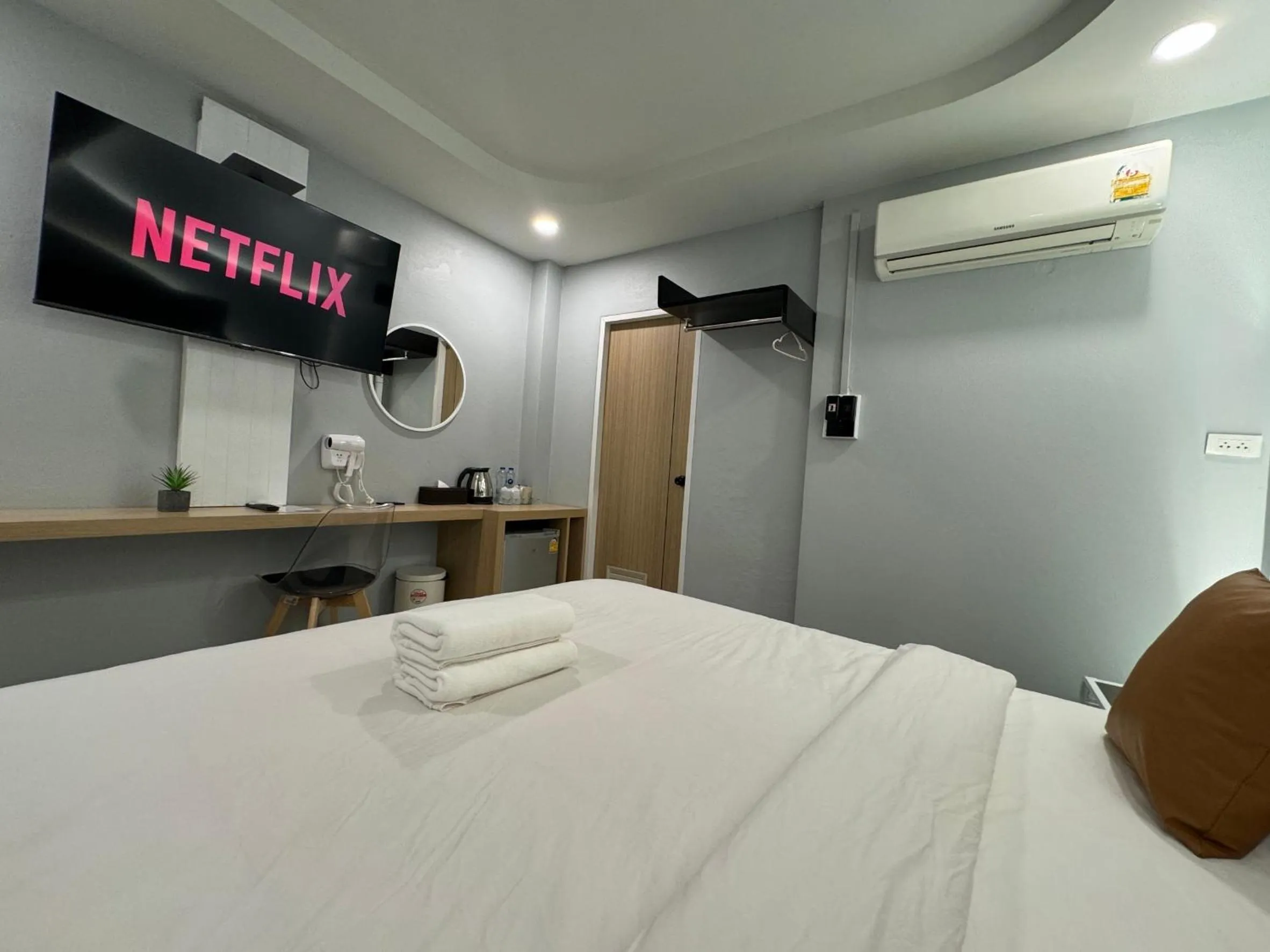 TV and multimedia, Bed in S1 City Hotel Buriram