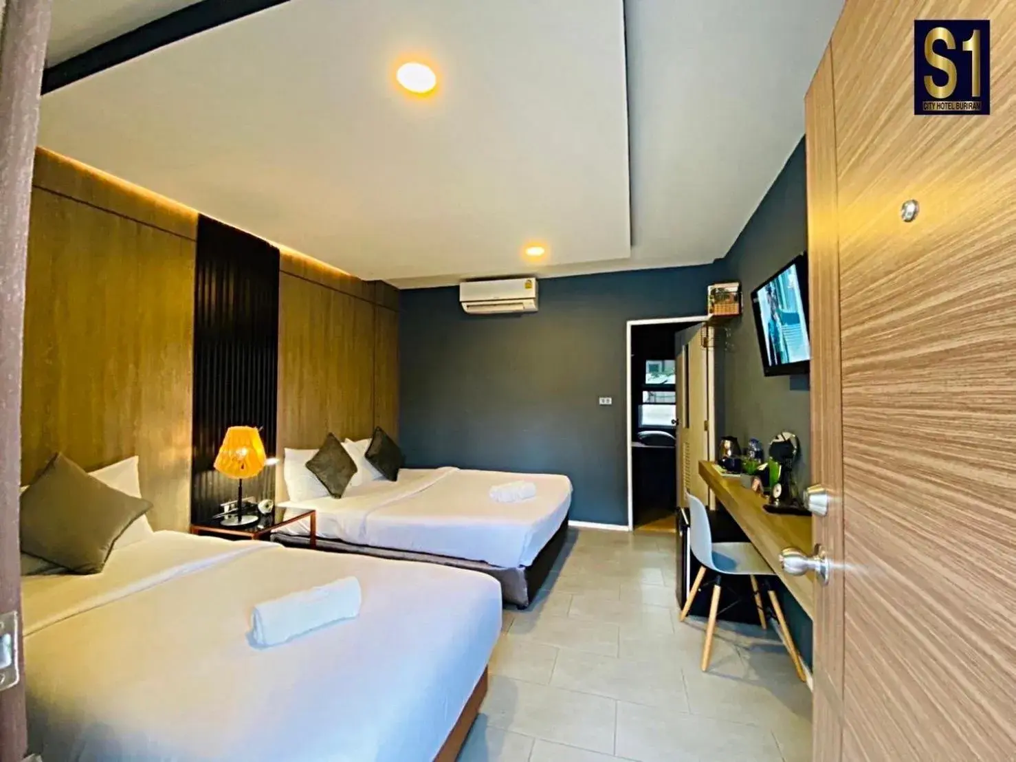 Triple Room in S1 City Hotel Buriram Triple Room in S1 City Hotel Buriram