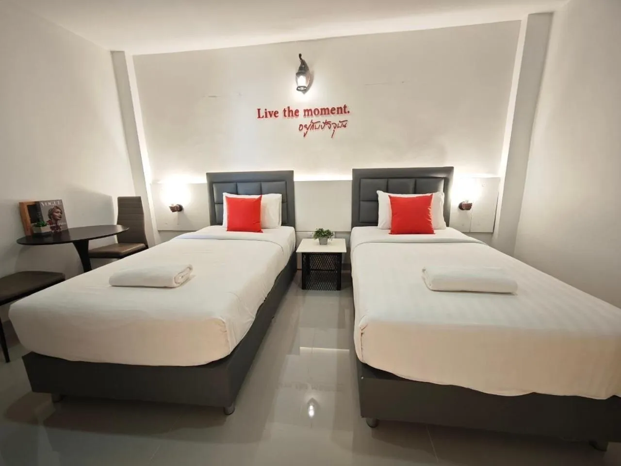 Bed in S1 City Hotel Buriram