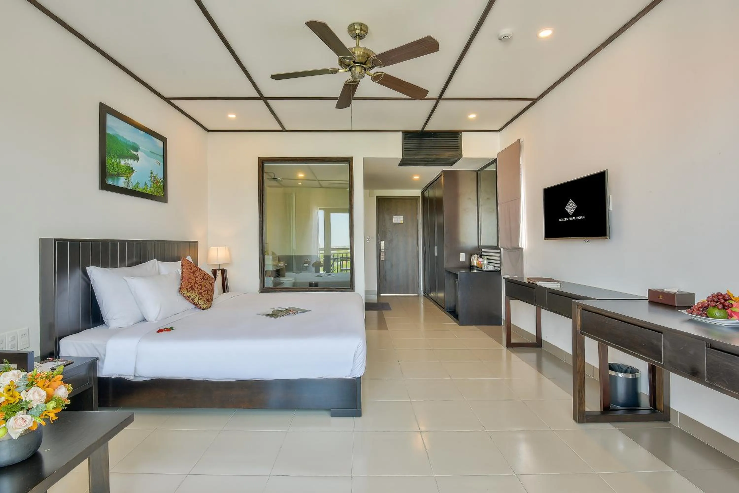 Bed in Golden Pearl Hoi An Hotel