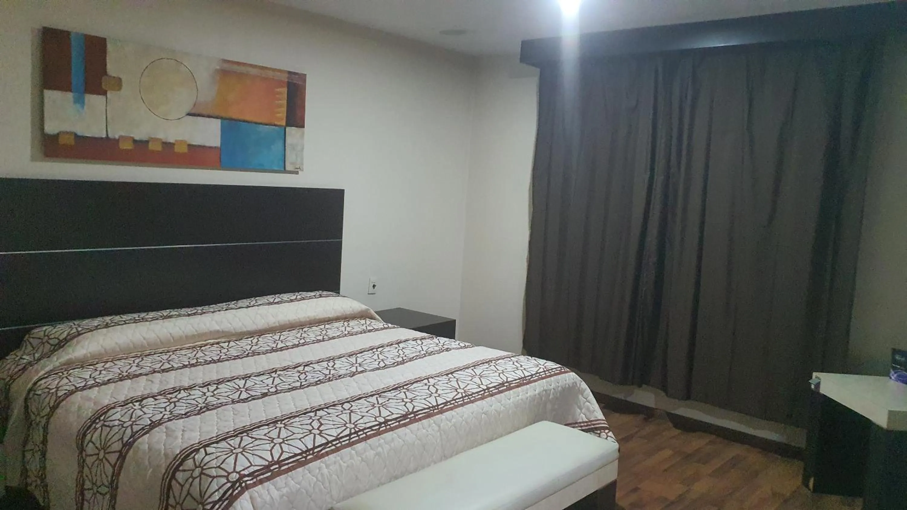 Bed in Hotel Paraiso