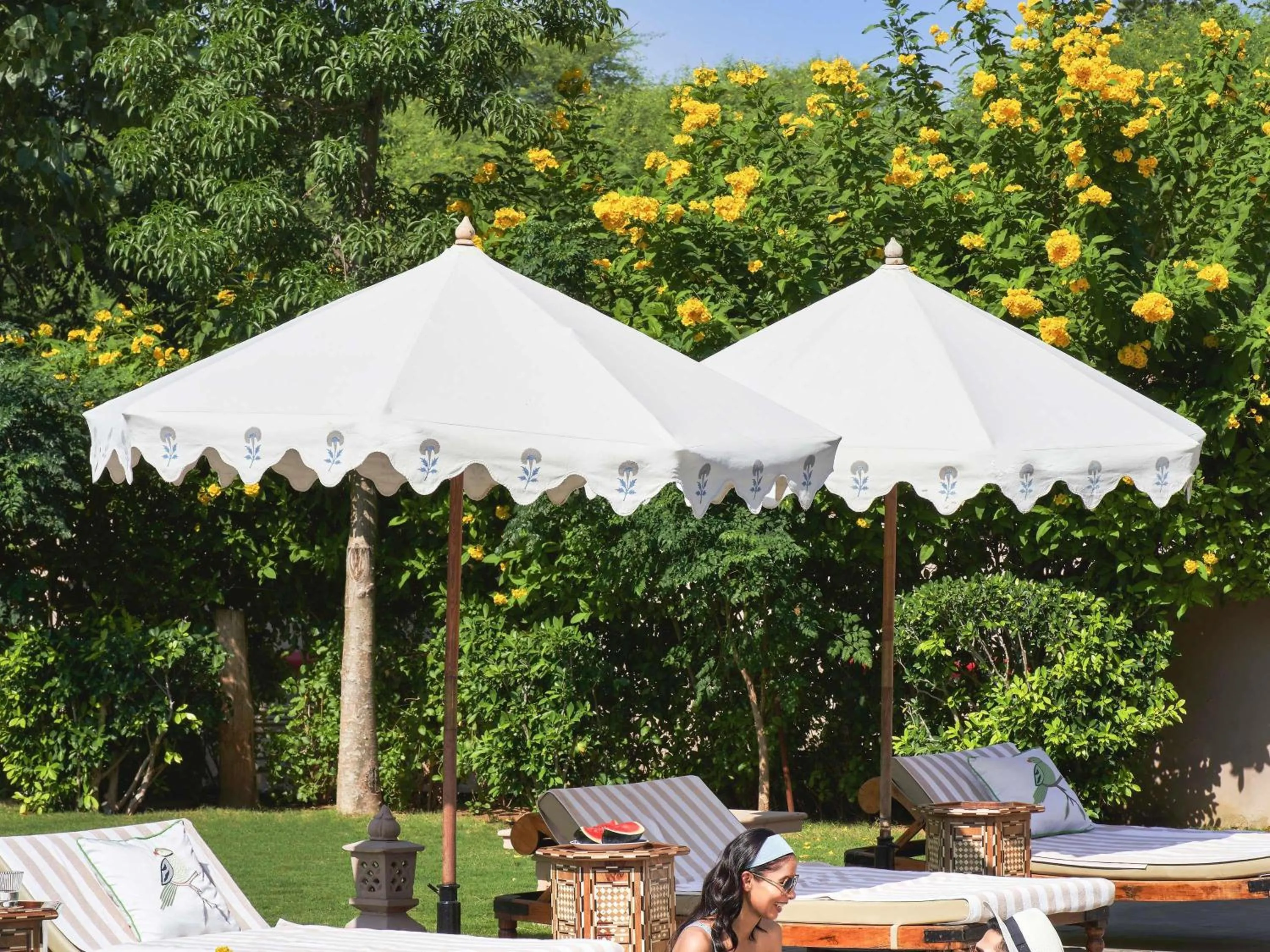 Pool view in Fairmont Jaipur