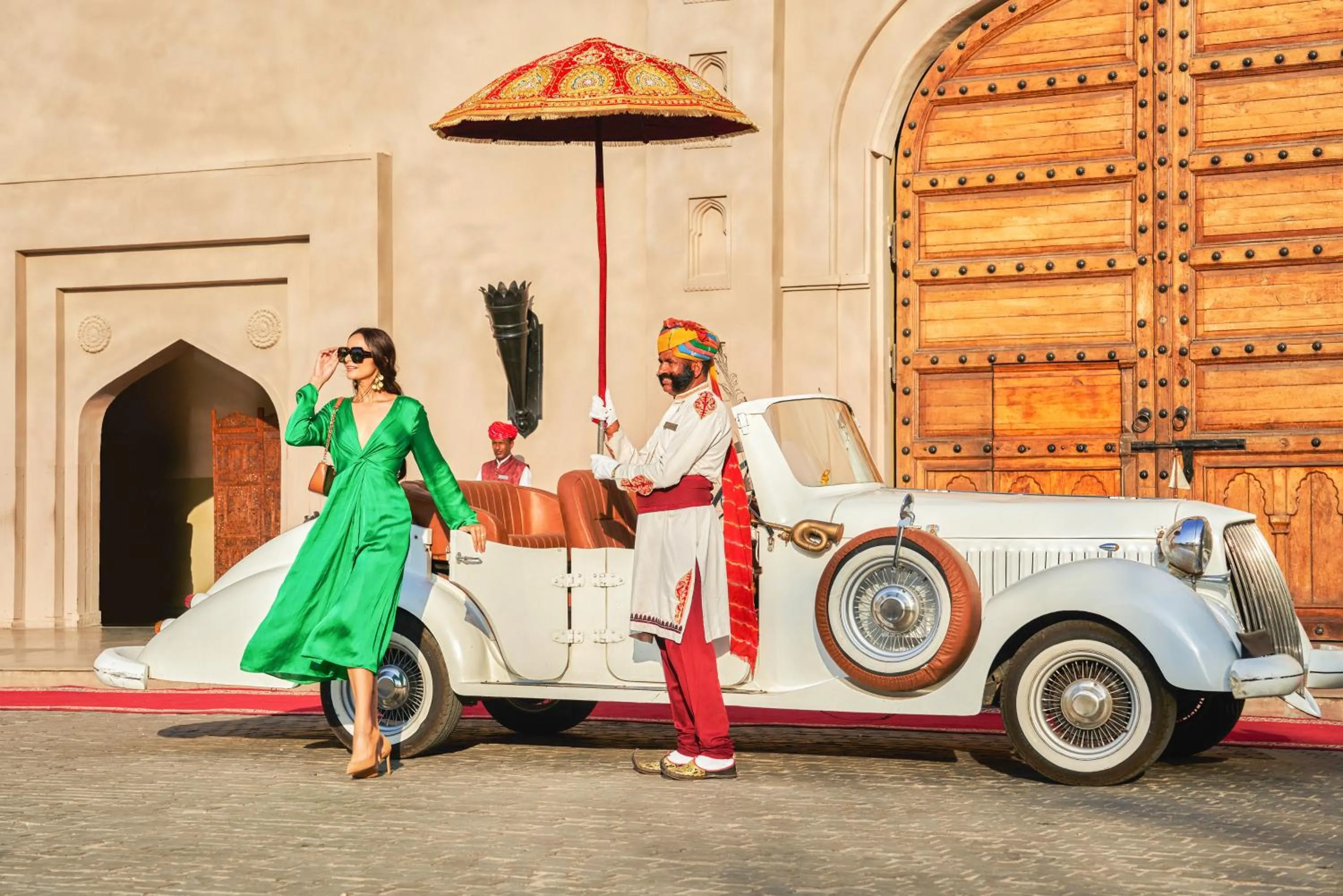 Facade/entrance in Fairmont Jaipur