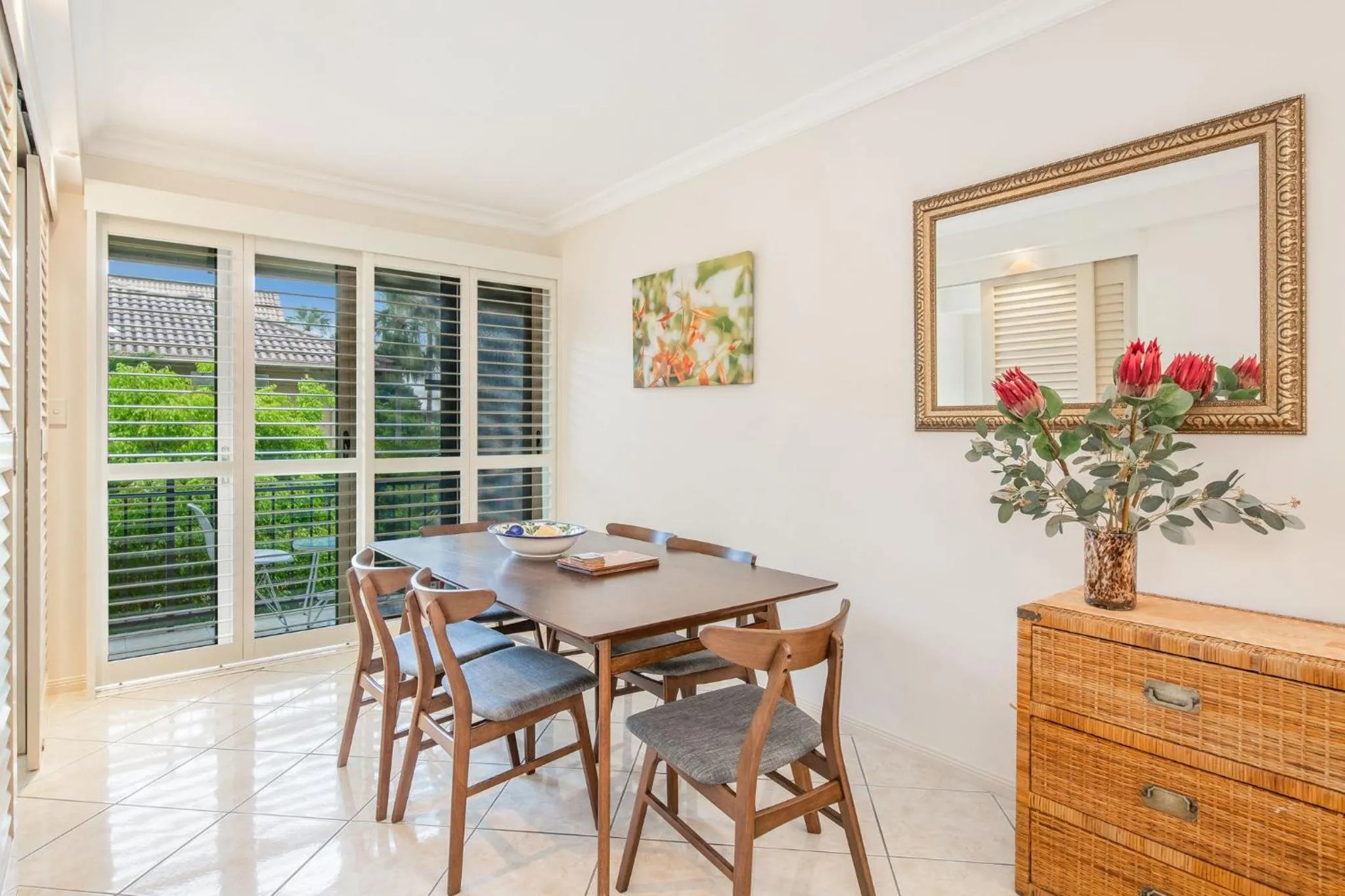 Dining area in The Lakes Resort Cairns