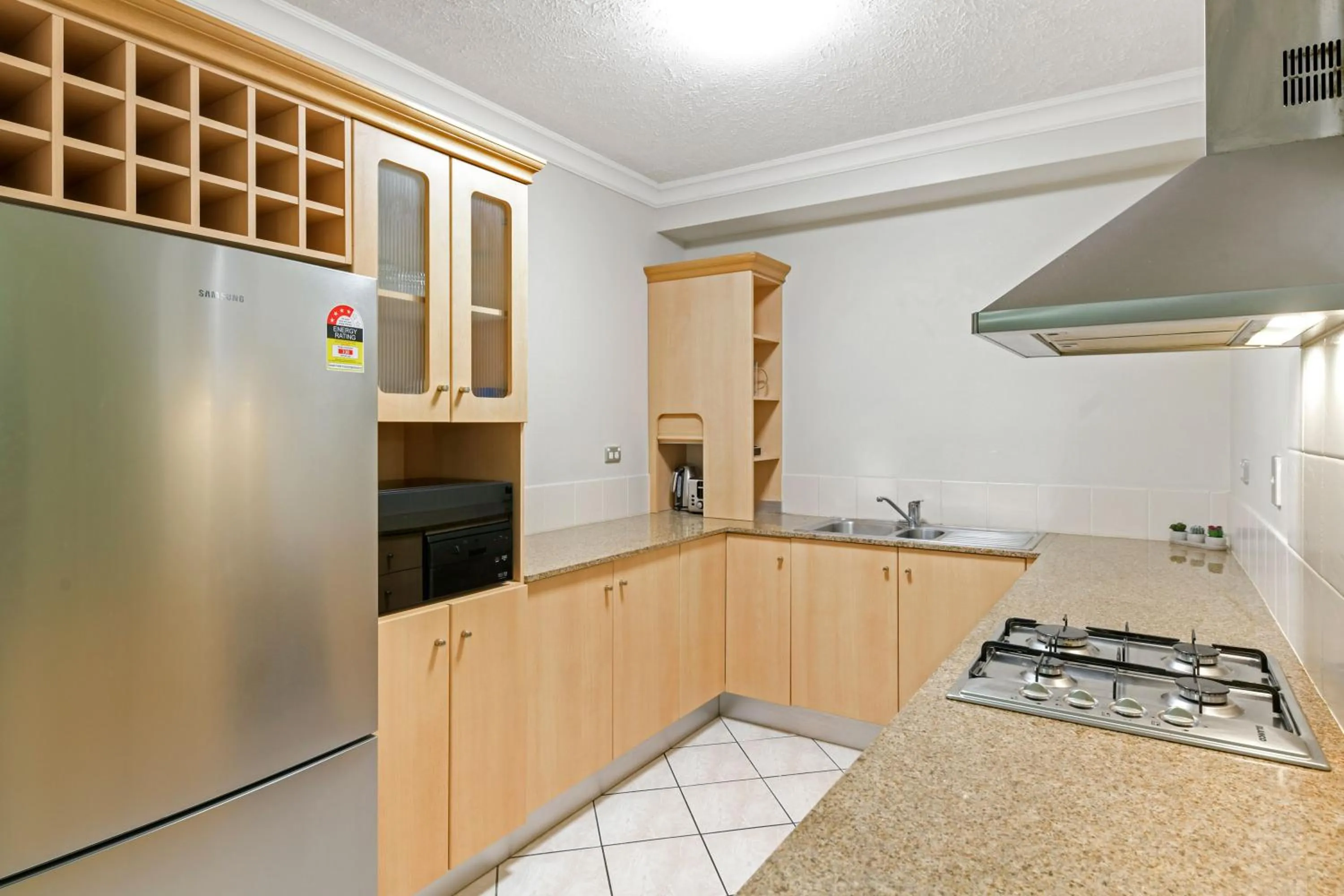 Kitchen or kitchenette in The Lakes Resort Cairns