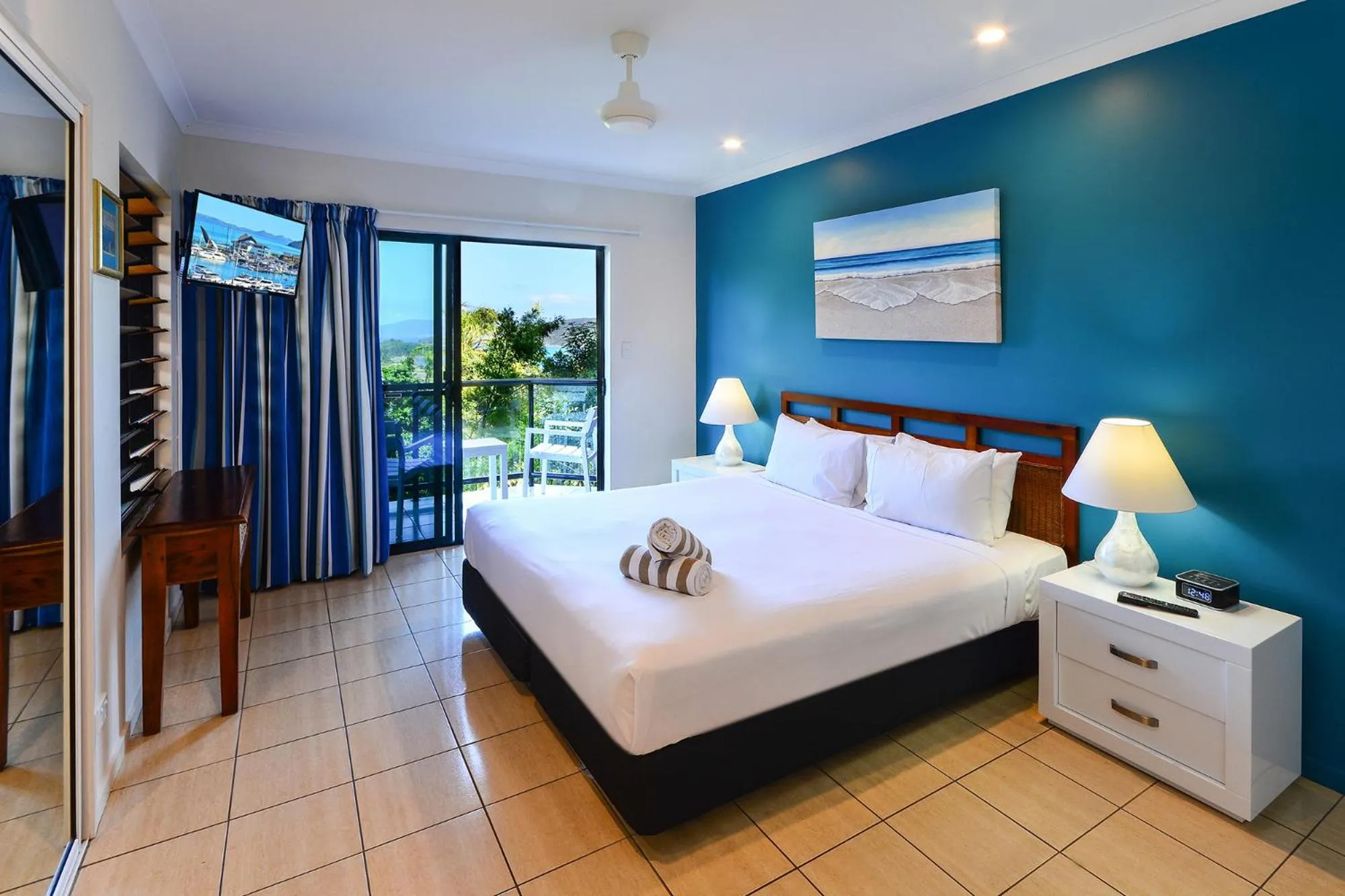 Bed in Hamilton Island Holiday Homes