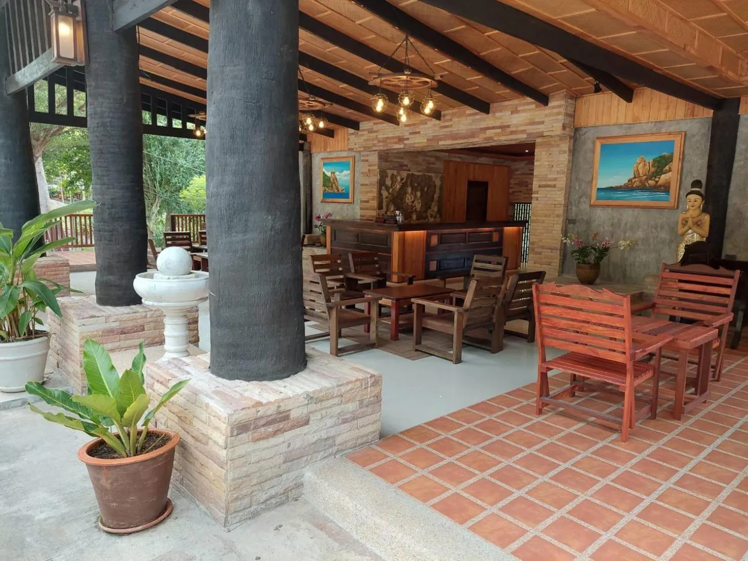 Lobby or reception in Koh Tao Relax Freedom Beach Resort